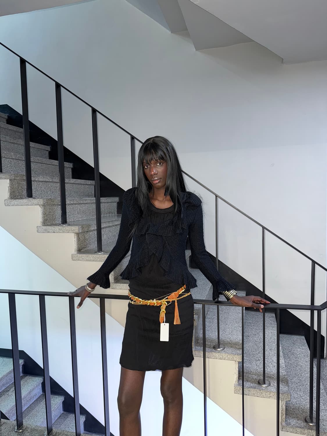 ruffle knit cardigan 상품이미지2