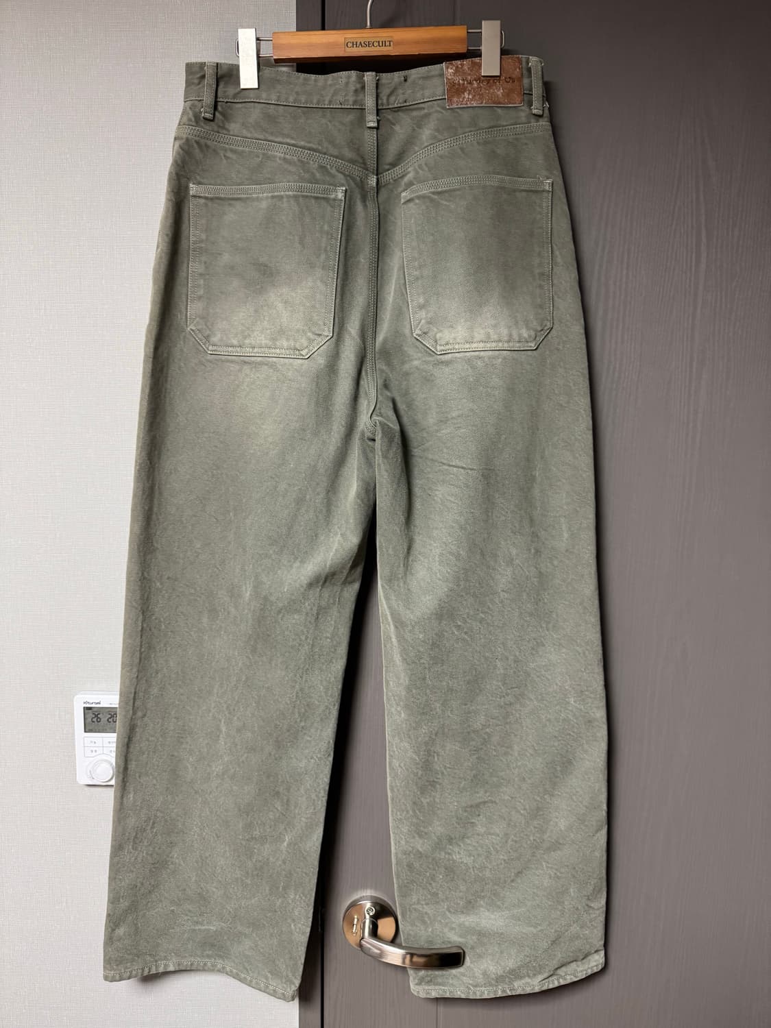 STU 엠보 와이드 데님 팬츠 상품이미지3