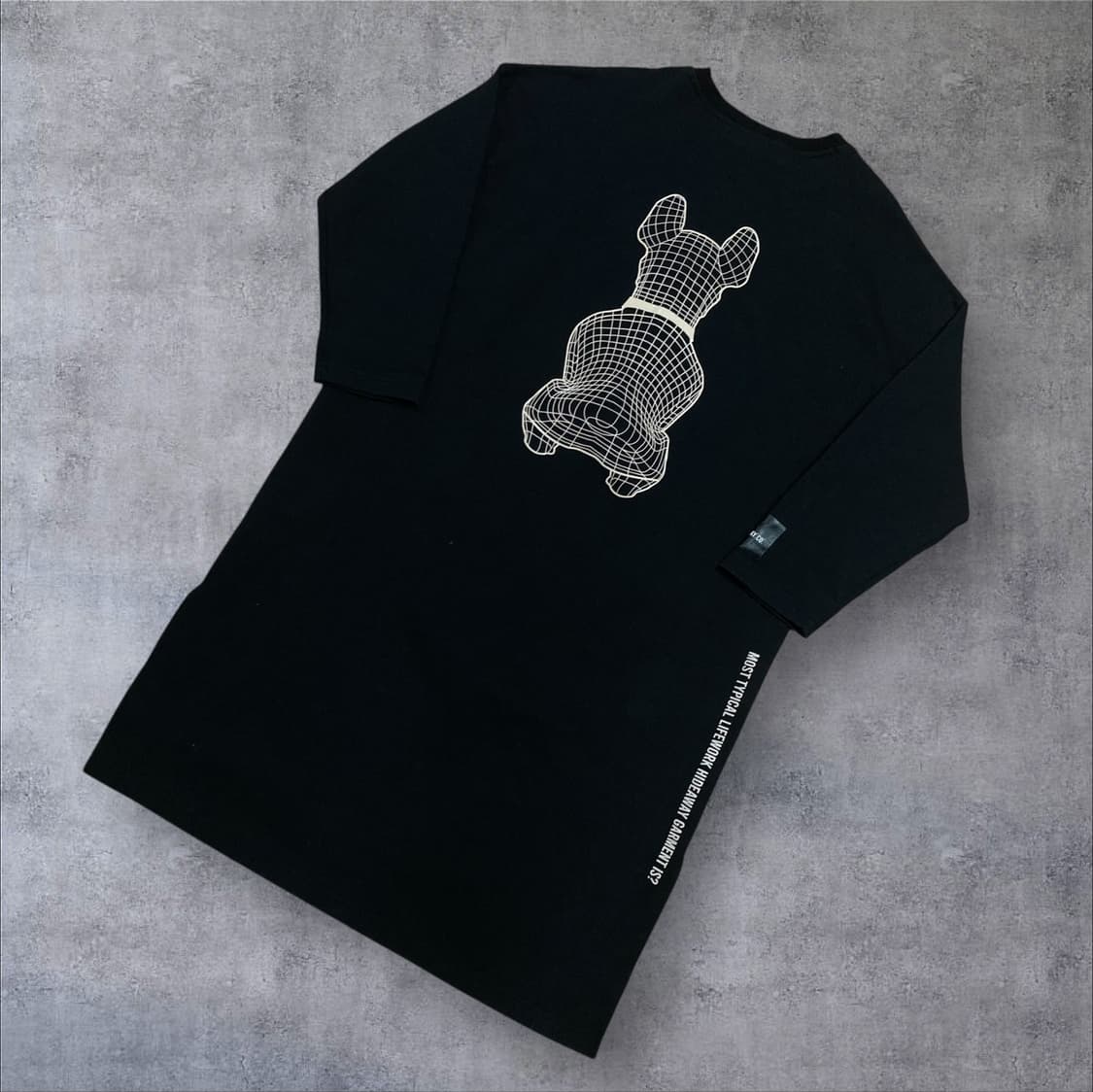 라이프워크 라독 빅로고 블랙 원피스 상품이미지2