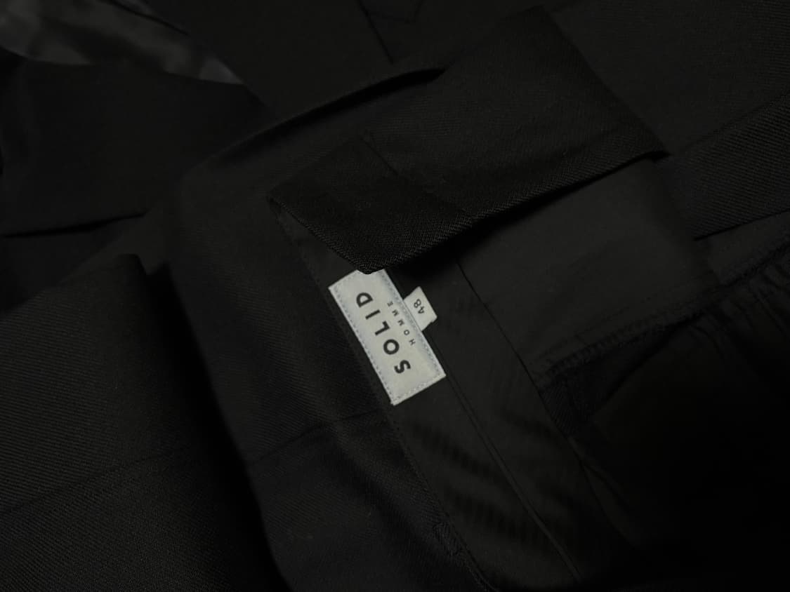 솔리드옴므 블랙 셋업 상품이미지2