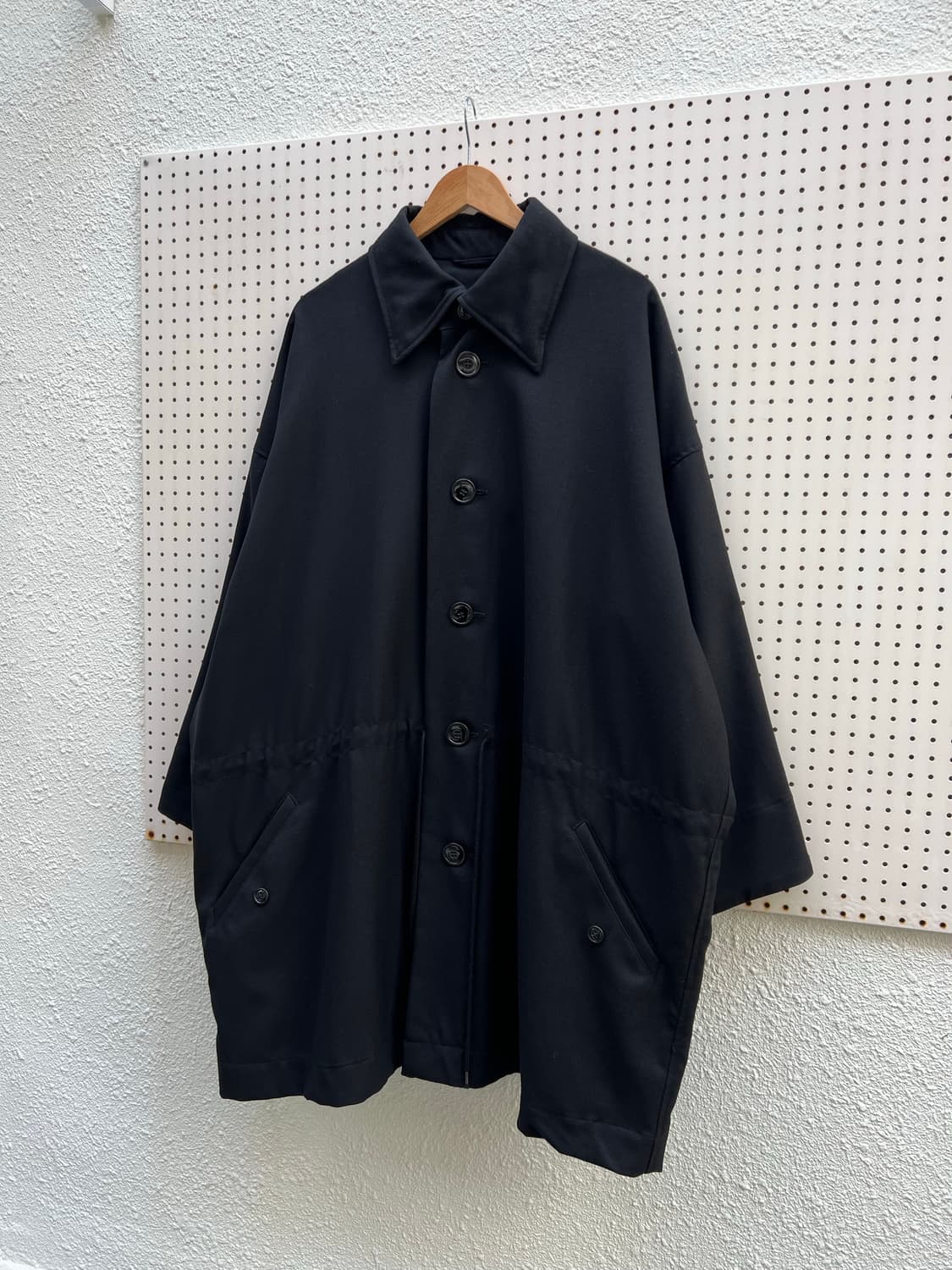 MONITALY USA WIDE SILHOUETTE 모니탈리 밀리터리코트 상품이미지6