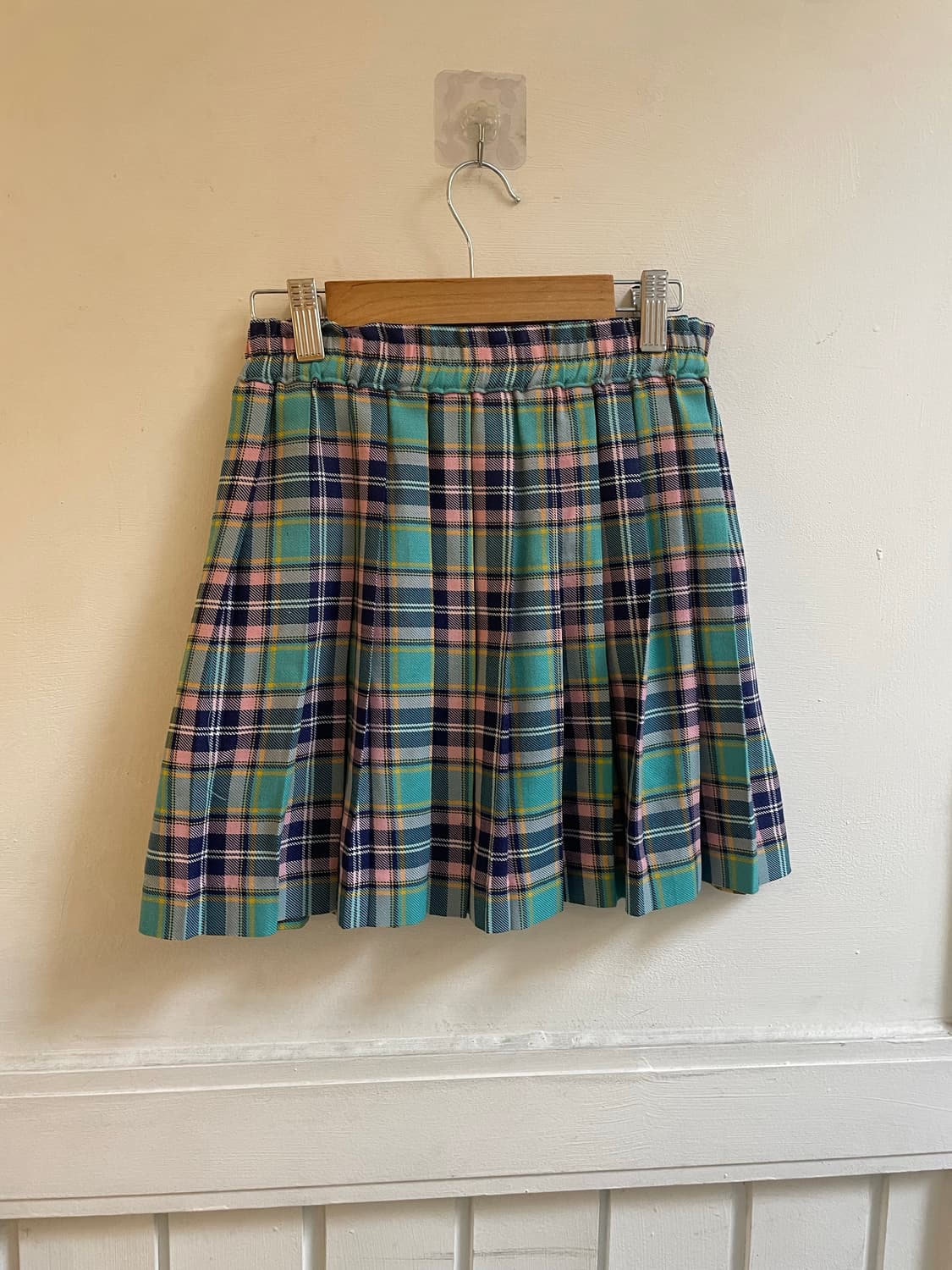 일본 빈티지 키치 플리츠 스커트 상품이미지5