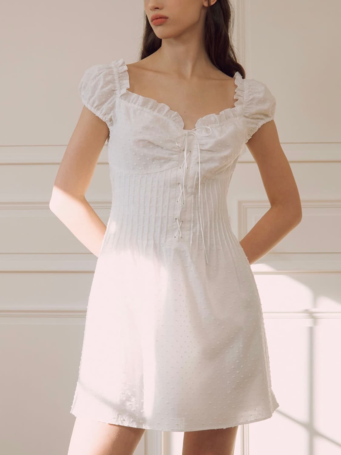 라츠유 피오나 드레스 원피스 Fiona Dress White 상품이미지2