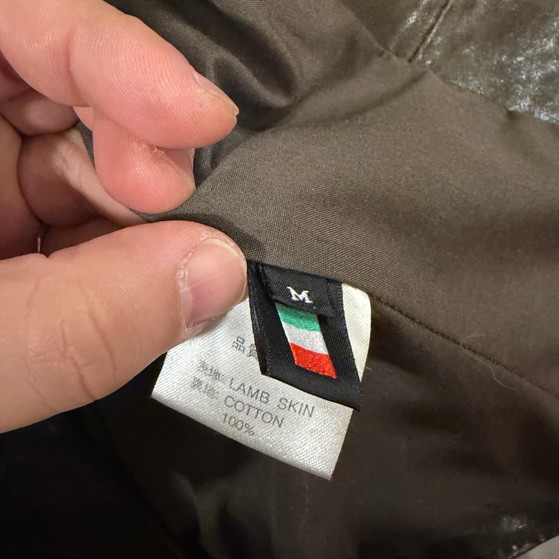 이태리 램스킨 라이더자켓 상품이미지5