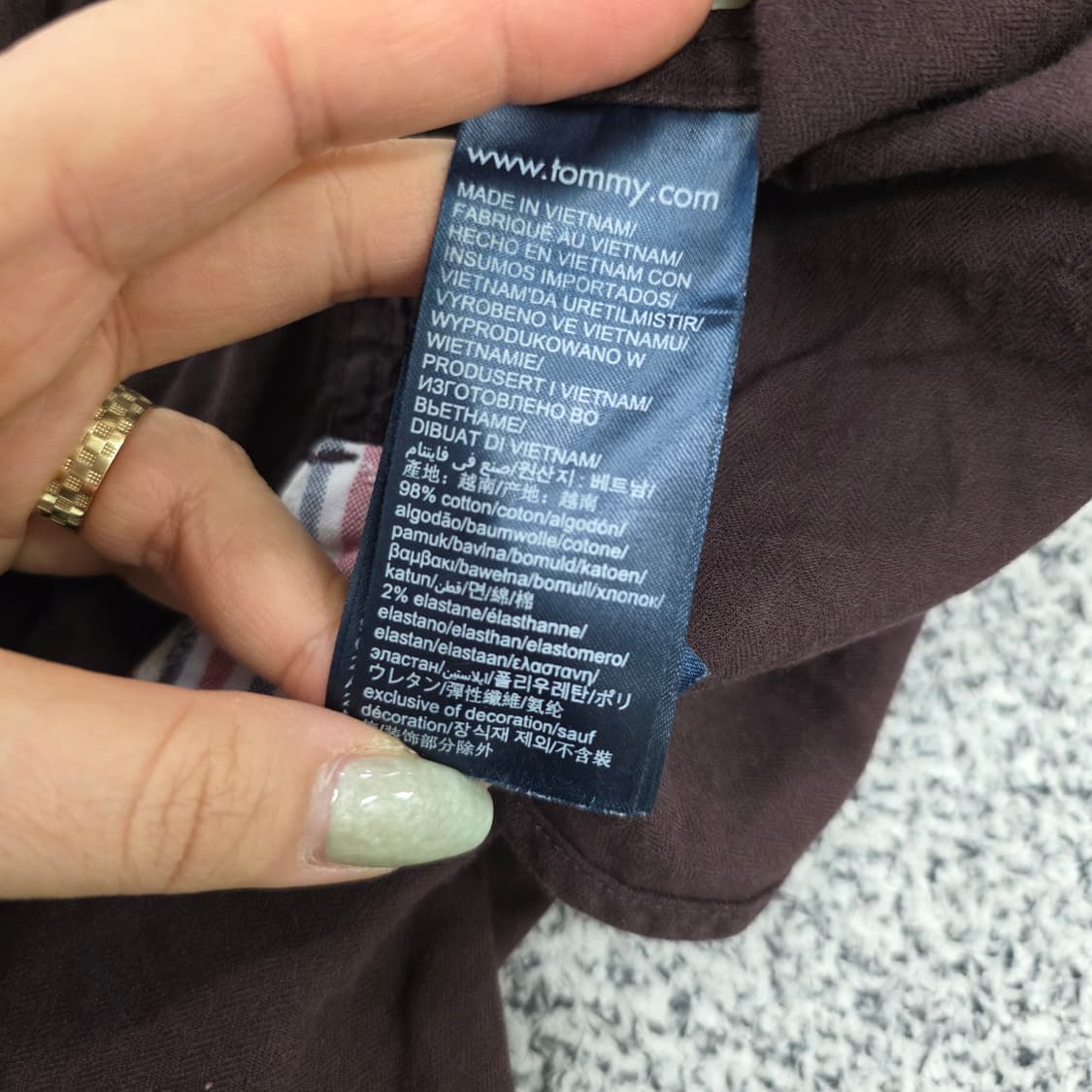 [2XL] 타미힐피거 레귤러핏 셔츠 남방 0203J 상품이미지4