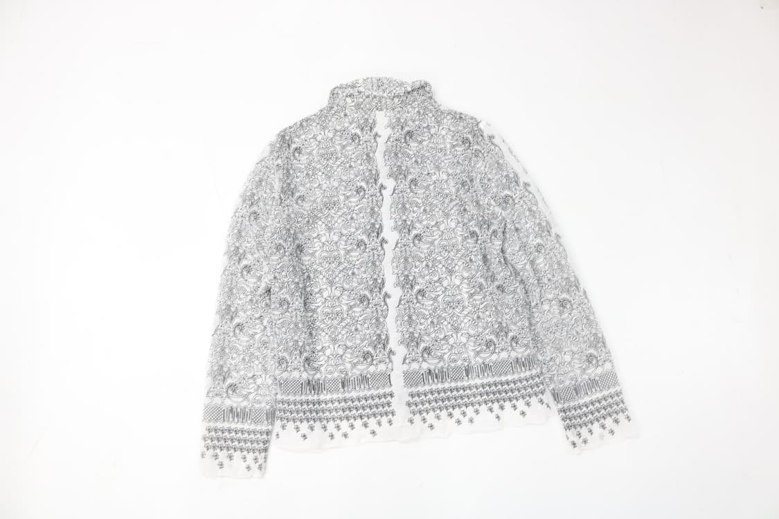 세시오셀라 빈티지 에스닉 페이즐리 쉬폰 블라우스 (M) 상품이미지6