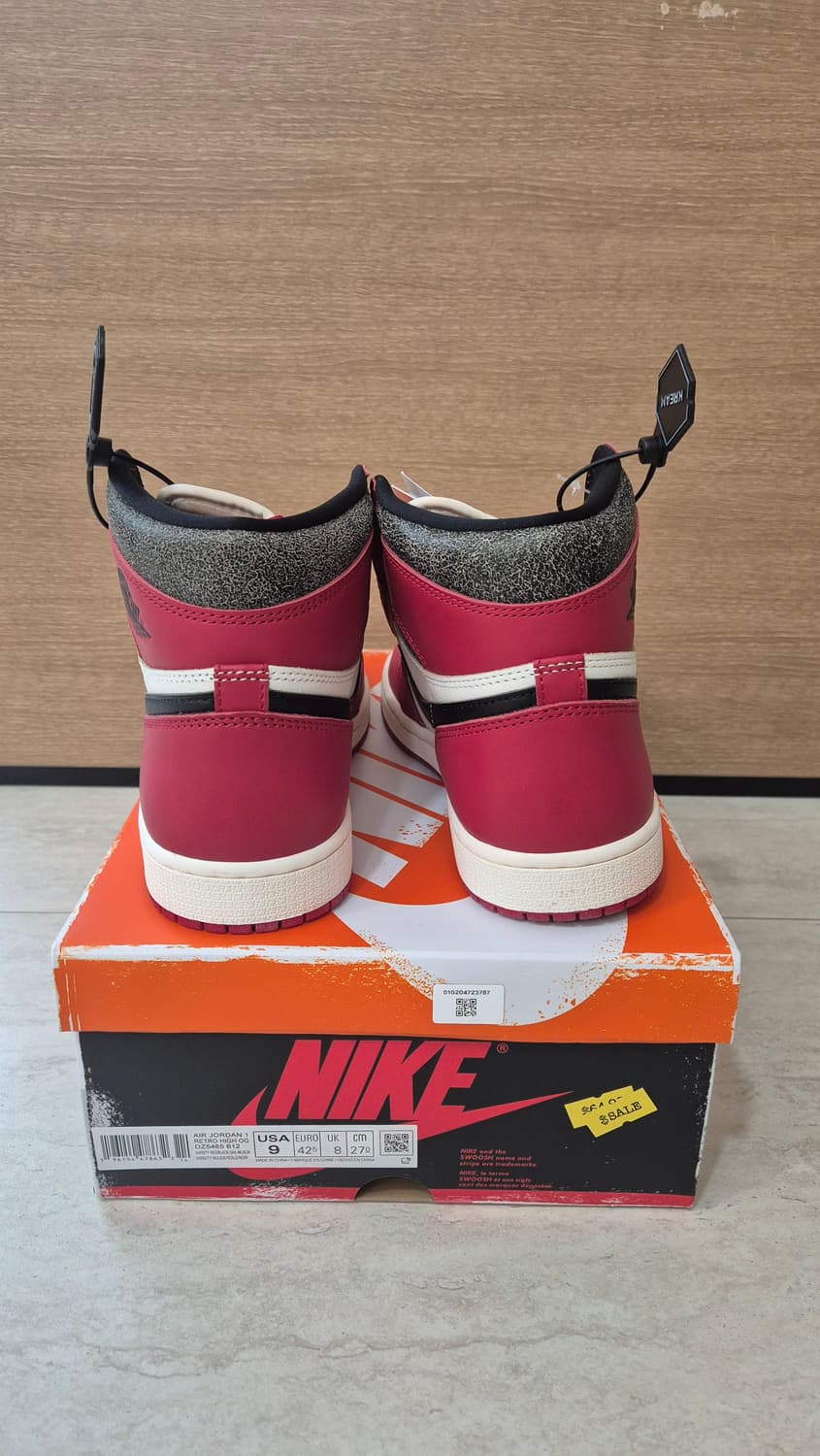 [270 크림/새제품] 조던1 시카고 로스트앤파운드 상품이미지2