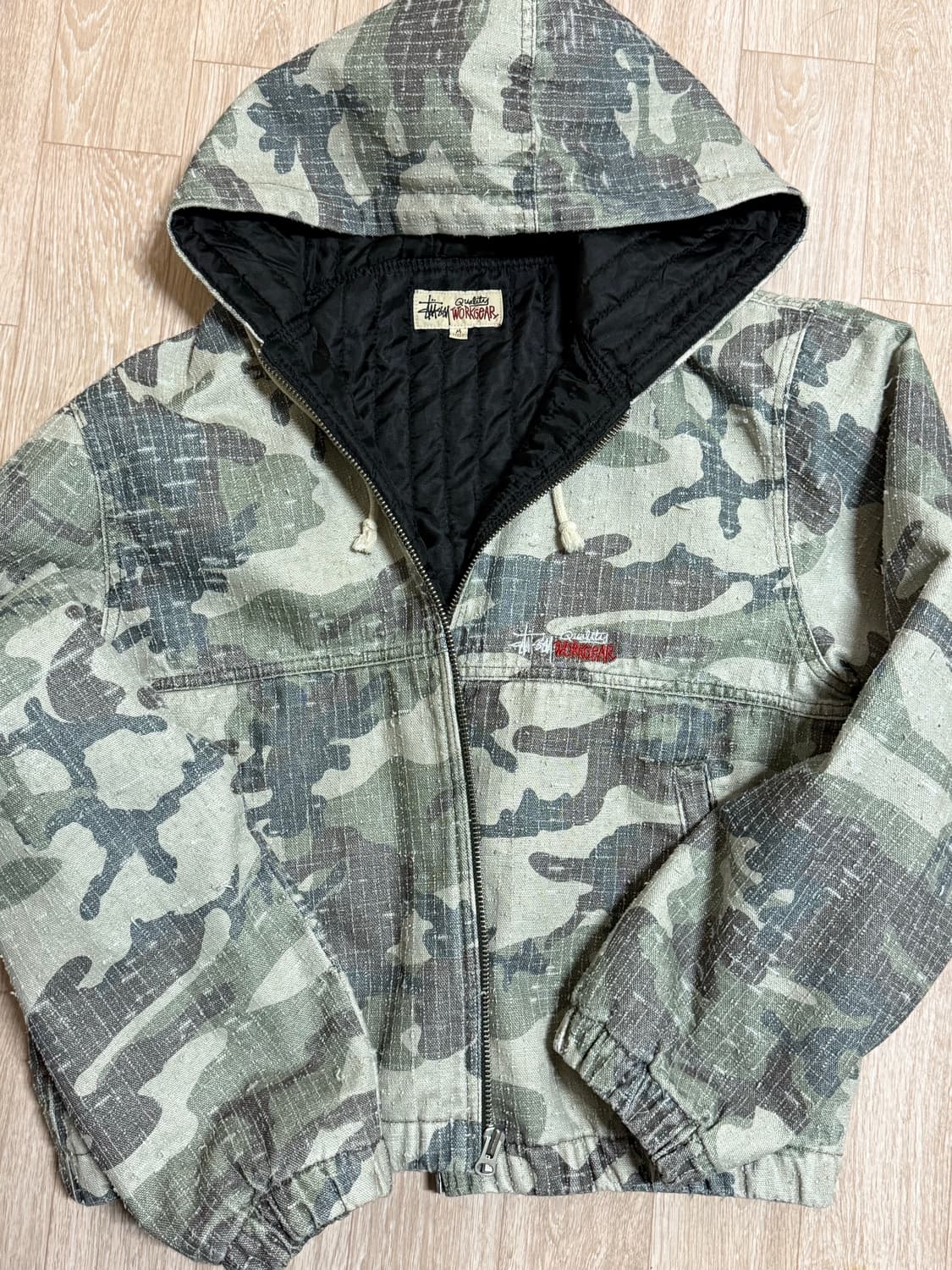 [M]  스투시 워크자켓 니들펀치 상품이미지1