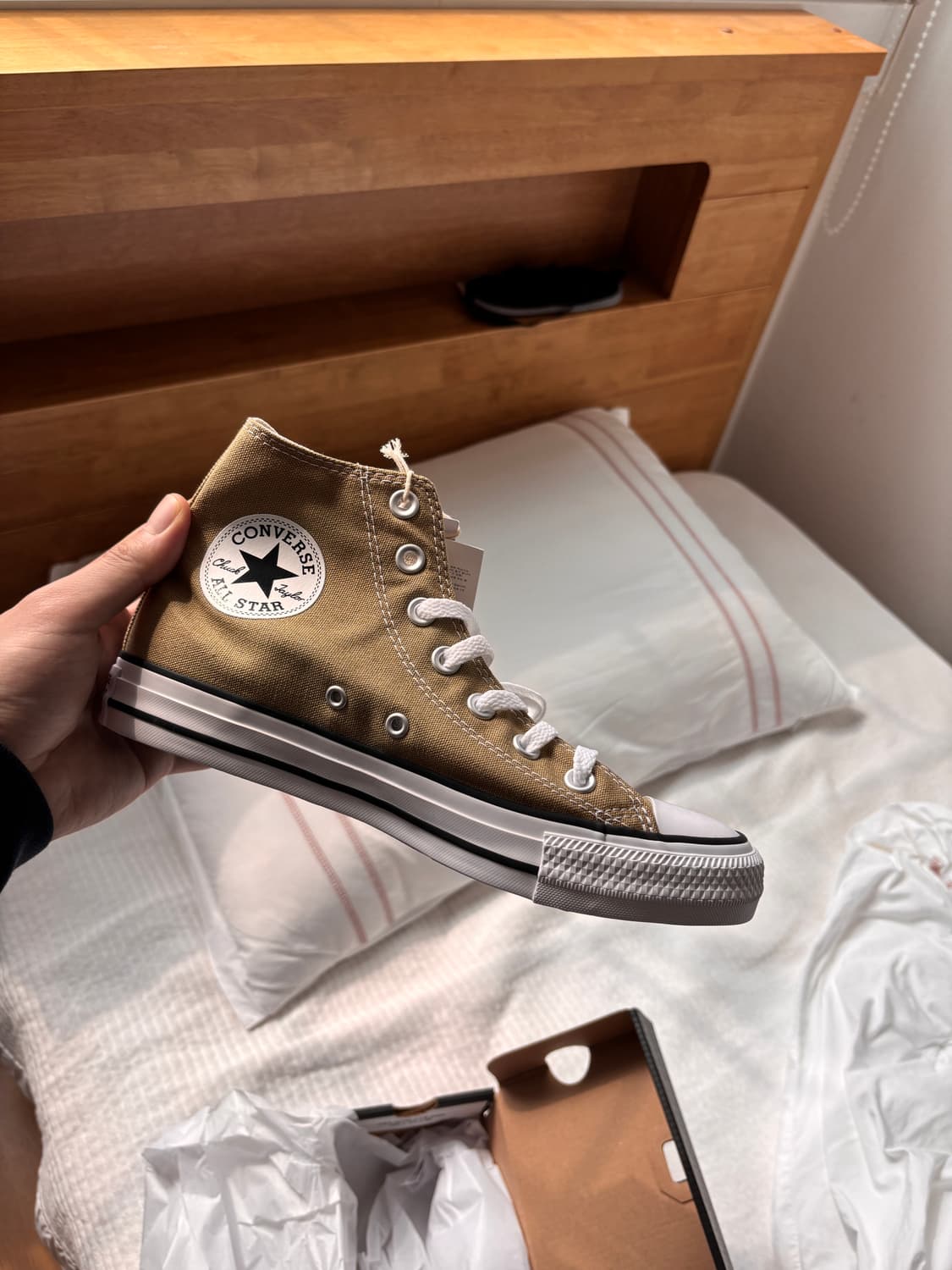 컨버스 올스타 하이 카키(컬러 토드) 240 새상품 상품이미지4