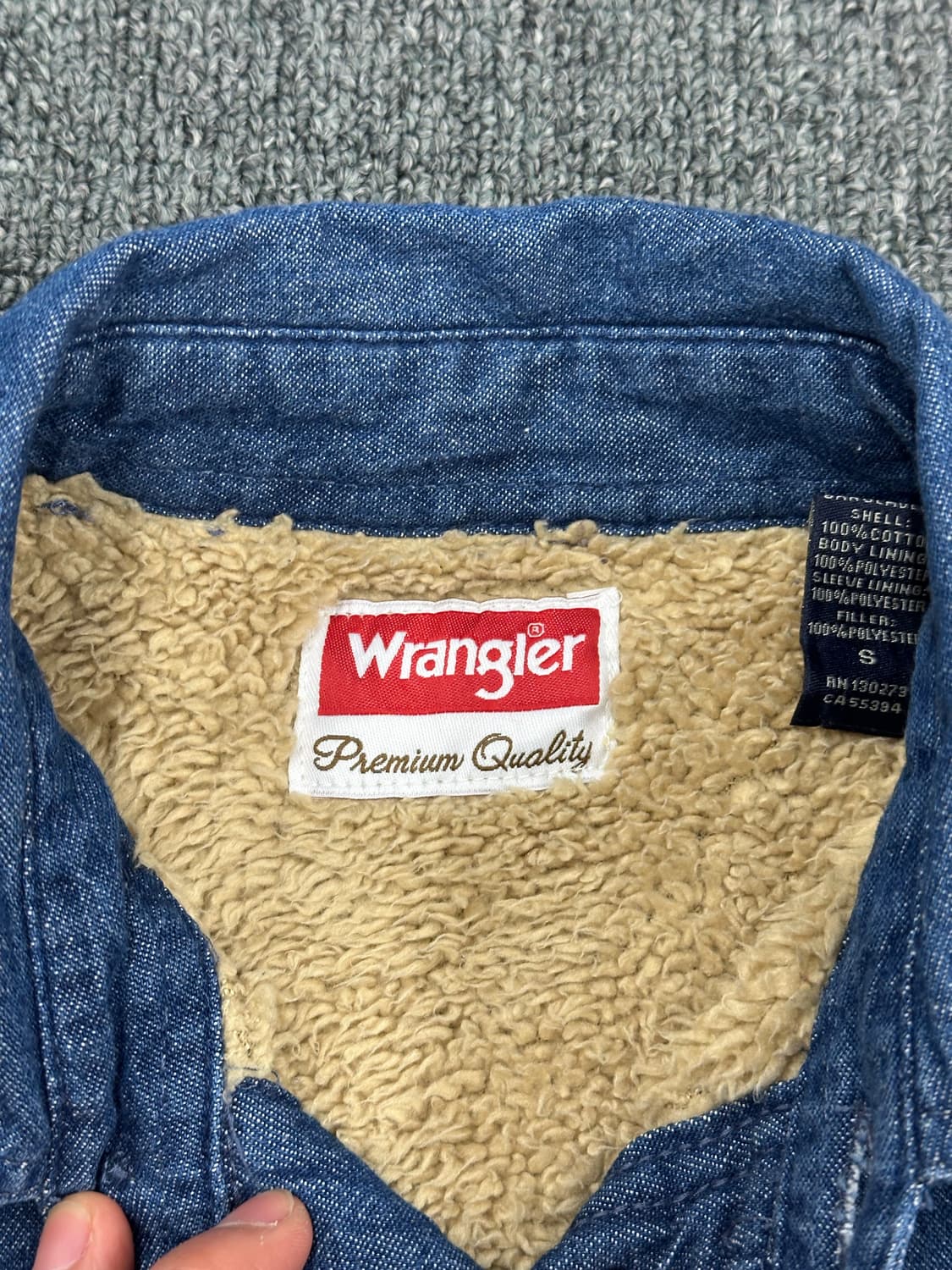 OS)랭글러 빈티지 셰르파 데님 셔츠 자켓 상품이미지3