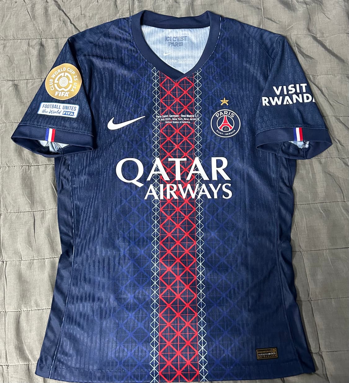 25-26 psg 파리 생제르망 홈 어센틱 유니폼 oem 상품이미지1