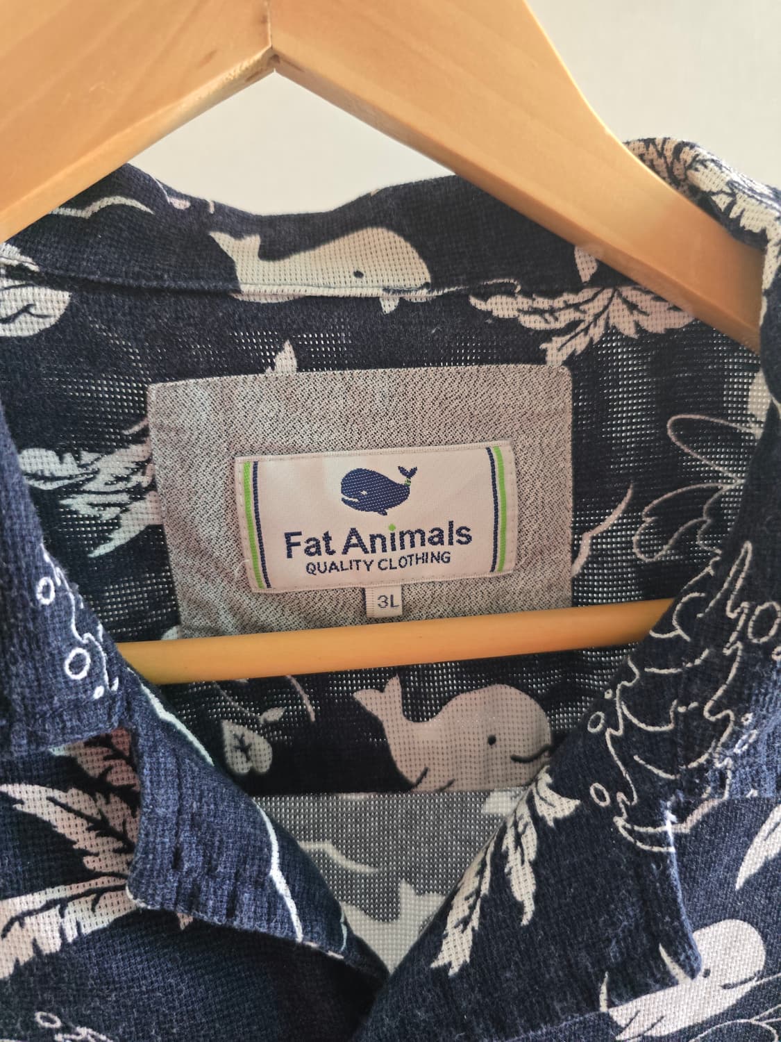 일본 빈티지 Fat Animals 하와이안 셔츠 상품이미지4