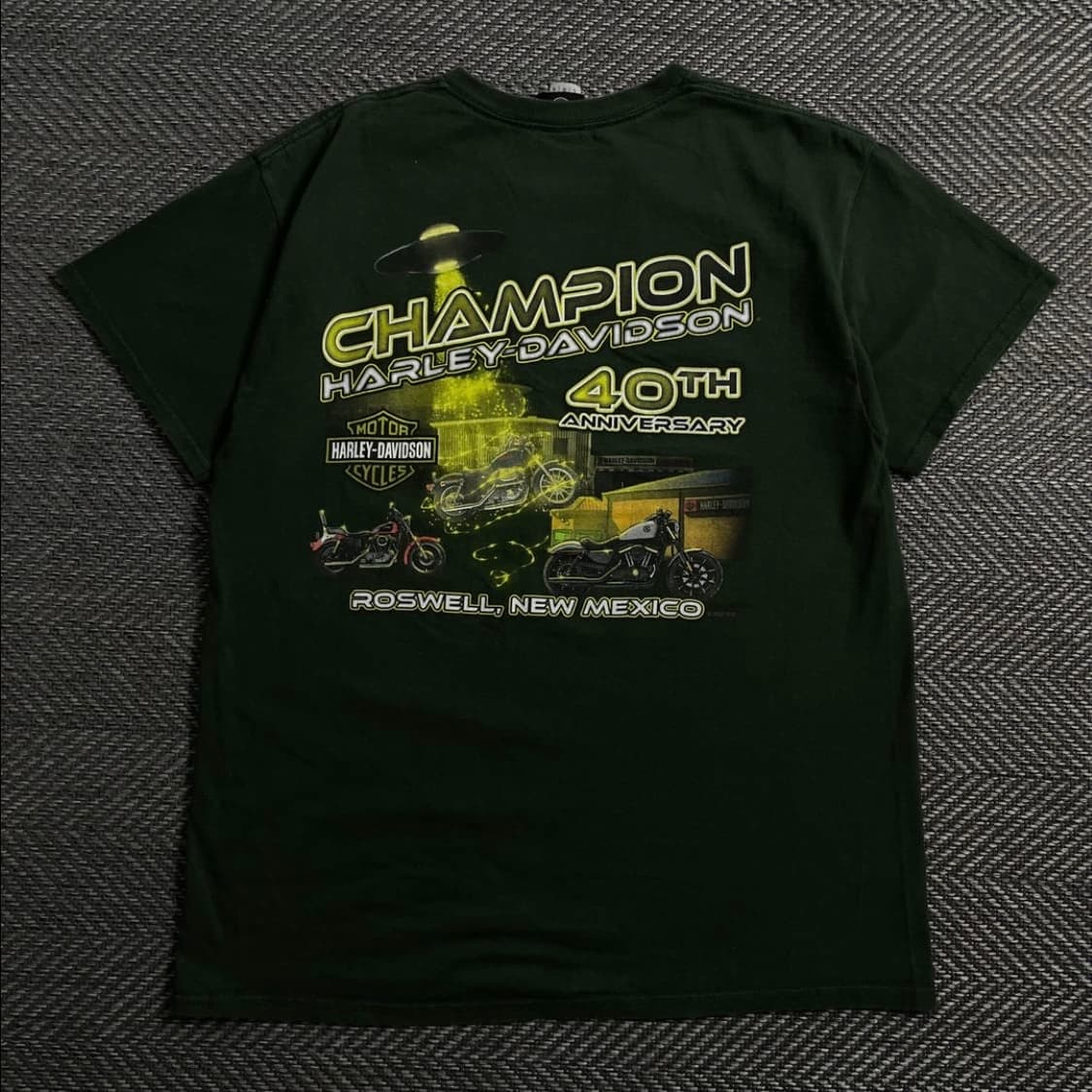 할리데이비슨 USA 오리지널 로스웰 뉴멕시코 반팔 티셔츠o 4915 상품이미지1