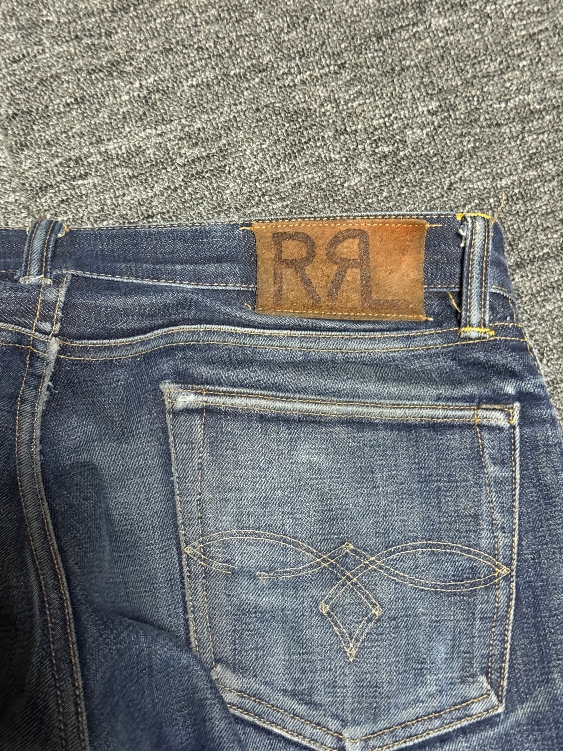 더블알엘 RRL 데님 팬츠 진청 30X32 상품이미지5