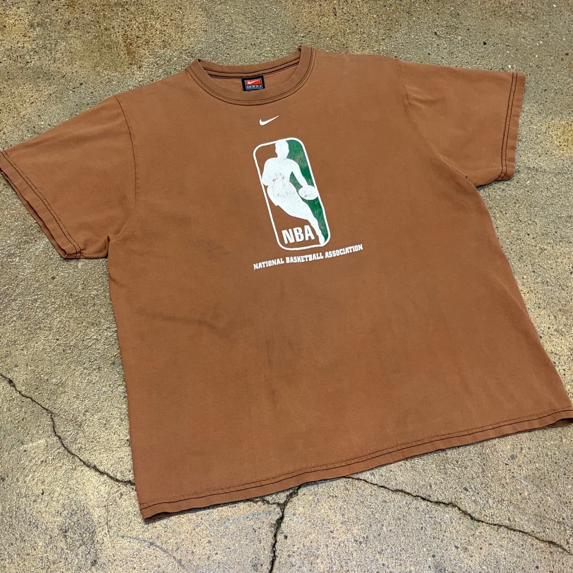 90s USA 나이키 NBA 빅로고 반팔 티셔츠 반팔티 상품이미지2
