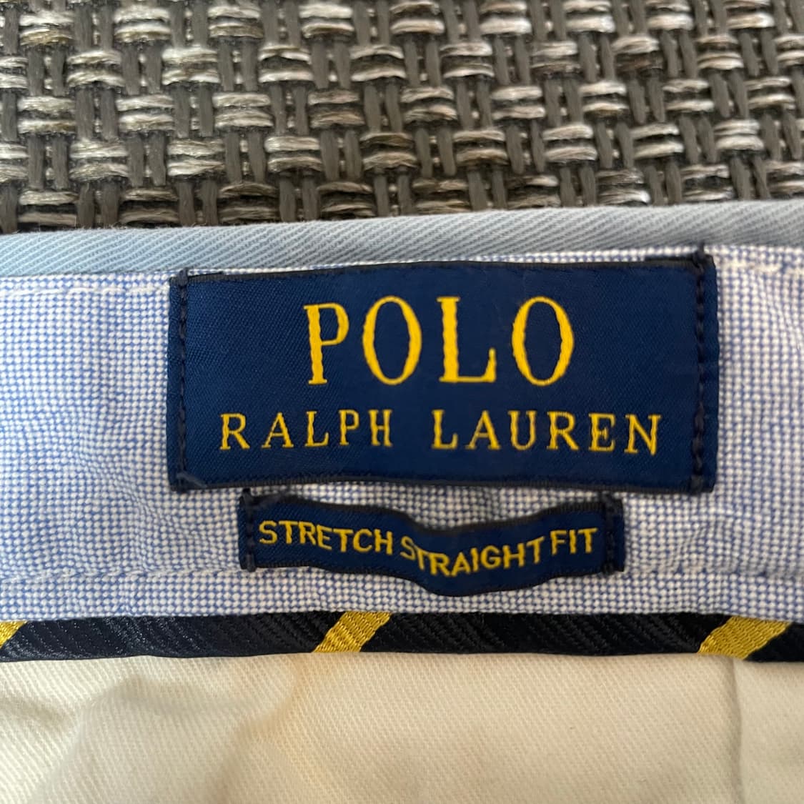 (32) 폴로랄프로렌 네이비 로고 블루 슬림핏 치노 팬츠 상품이미지4