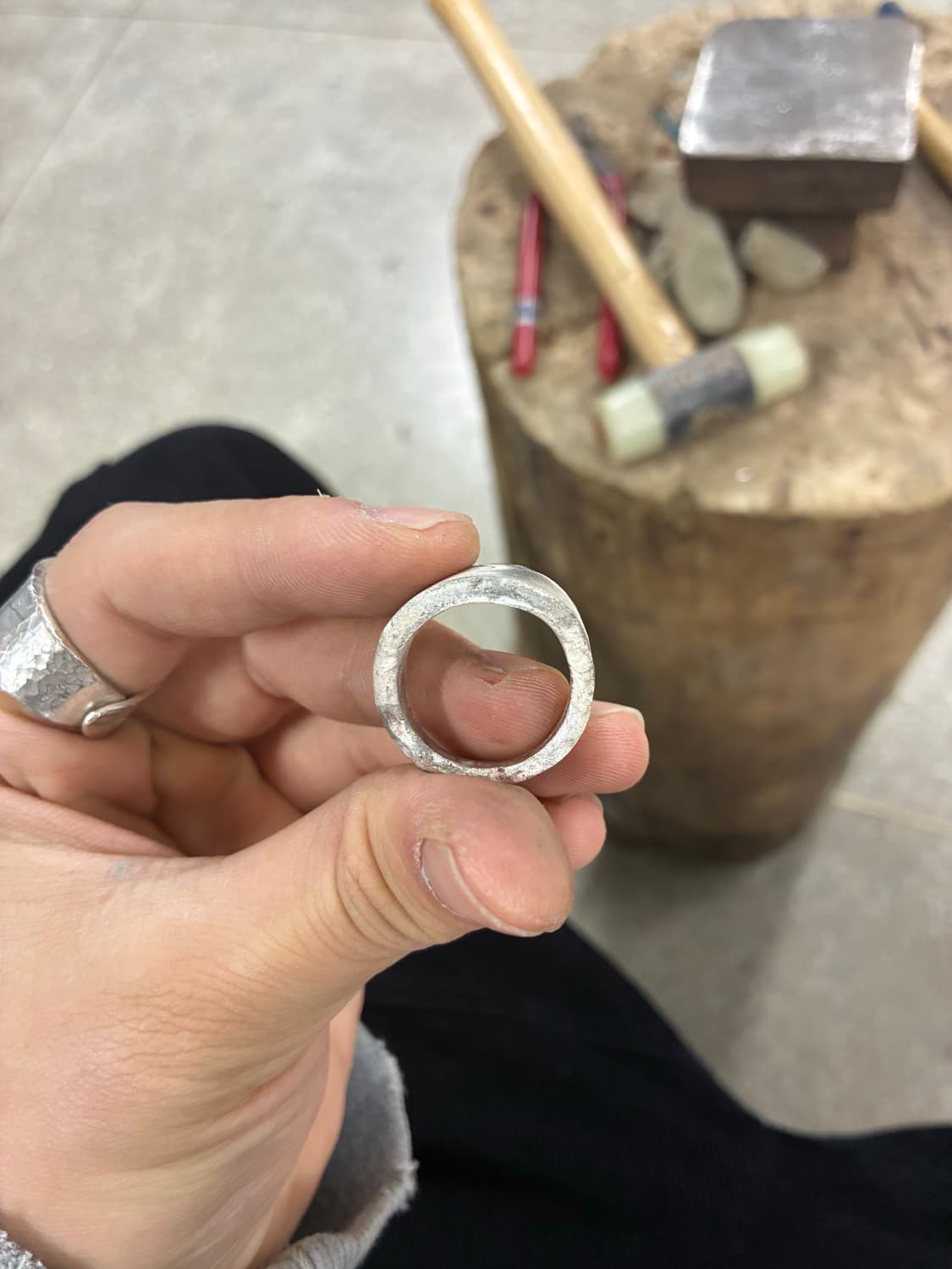핸드메이드 은반지 상품이미지4