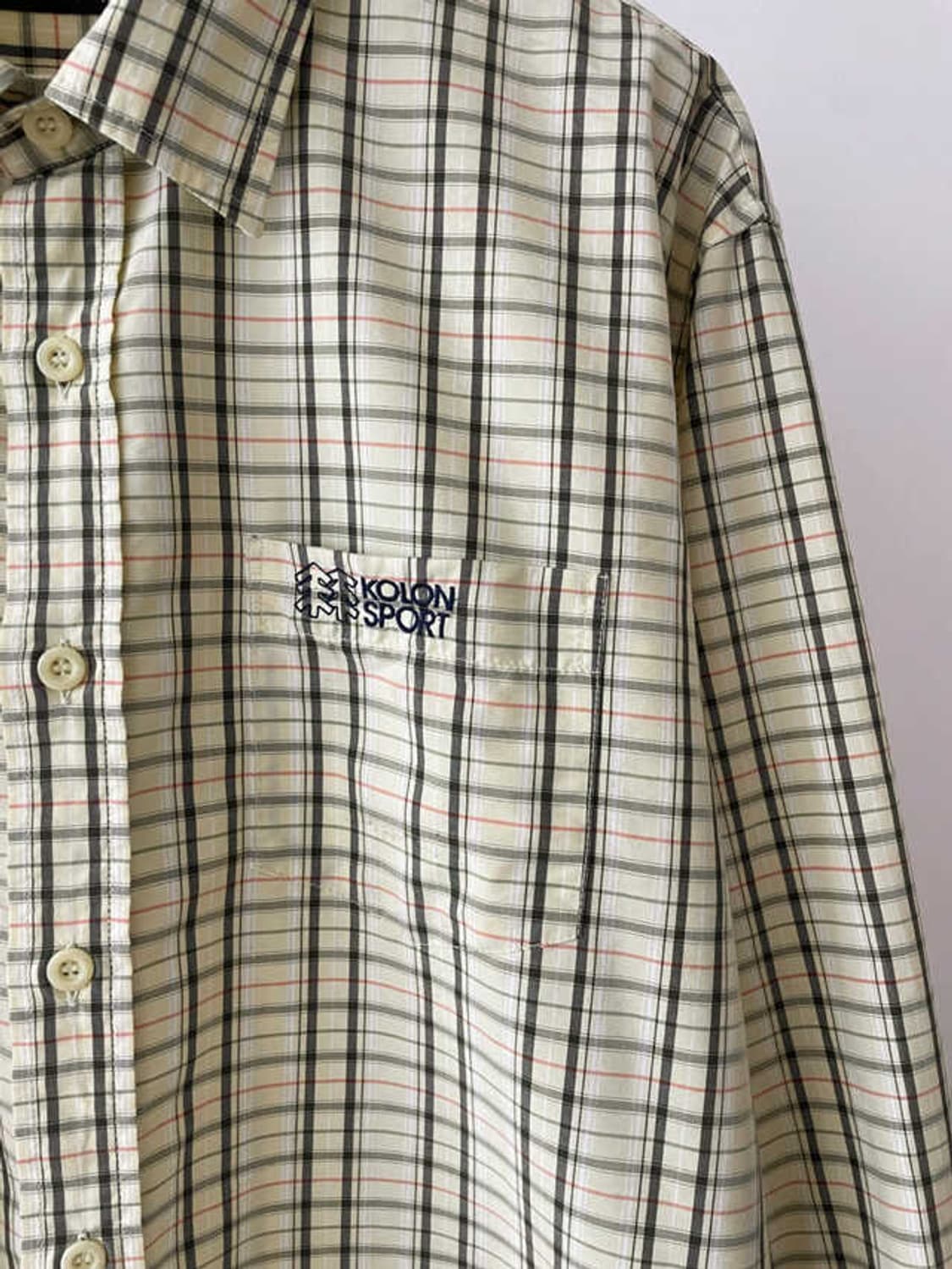 kolon sport check shirt jacket 상품이미지5