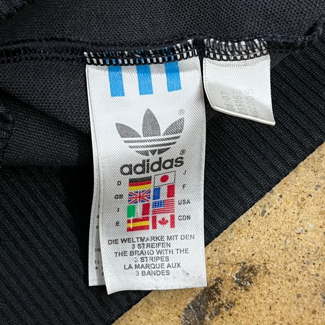 [정품/95] 아디다스 블랙 삼선 트랙탑 져지 b17 상품이미지6