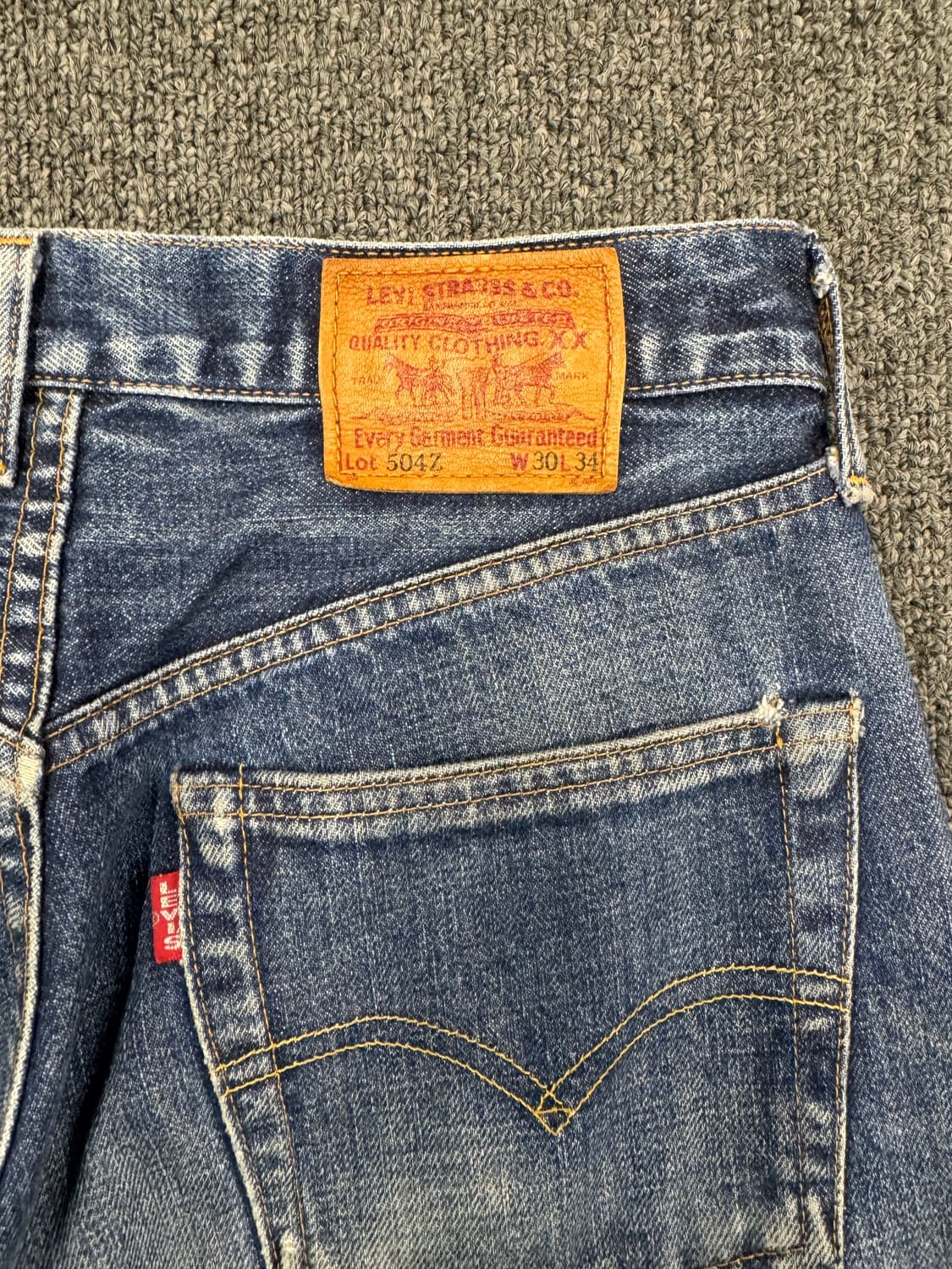 30)리바이스 빈티지 504z 빅E 셀비지 데님팬츠 상품이미지9
