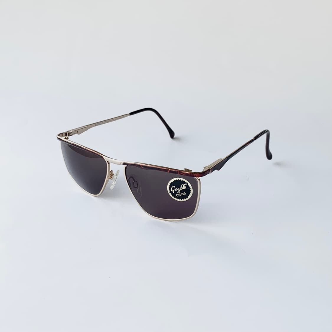 971 데드스탁 미착용 골드 마블 아세테이트 메탈 선글라스 레트로 상품이미지2