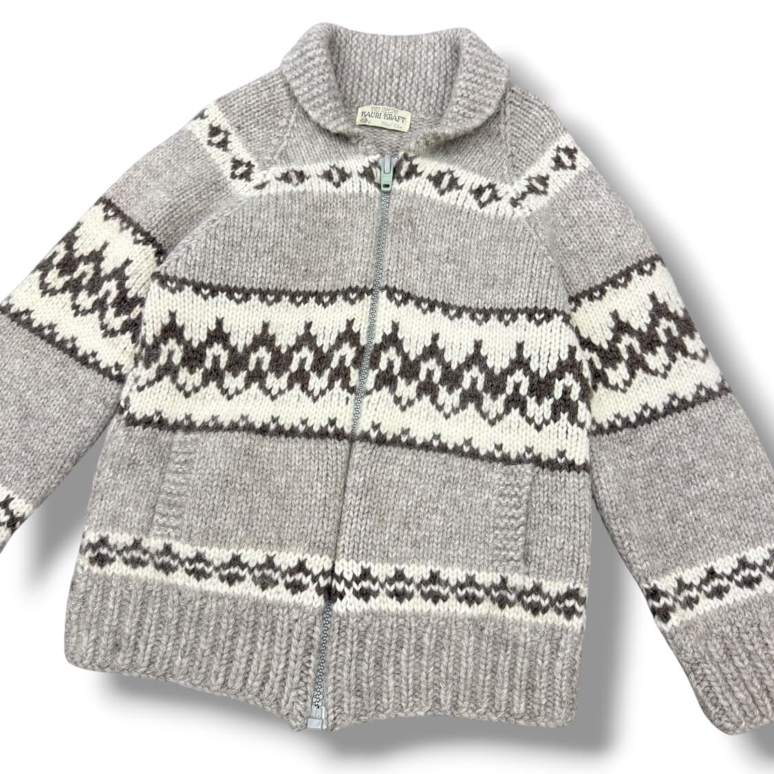 뉴질랜드 핸드메이드 코위찬 울자켓 상품이미지3