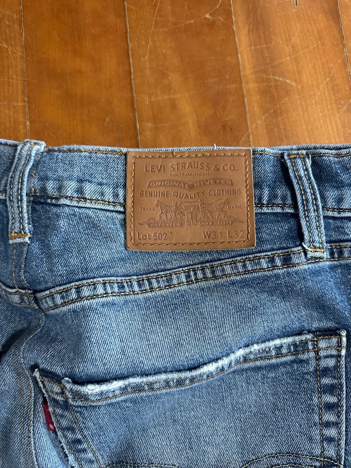 levis 리바이스 프리미엄라인 lot 502 워싱데님 31x32 상품이미지5