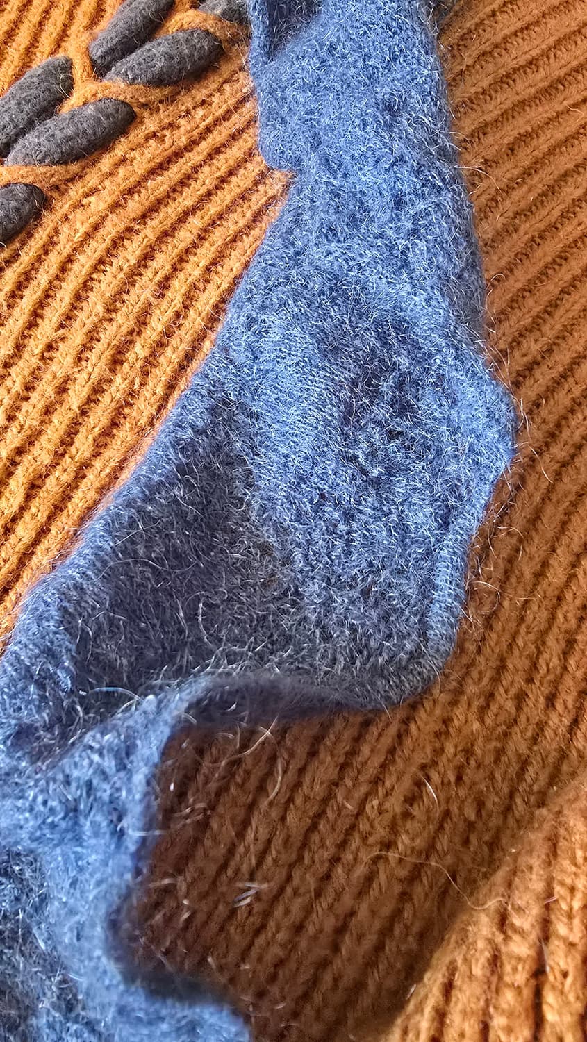 PAMEO POSE (파메오포즈) 윙 러플 니트 상품이미지6