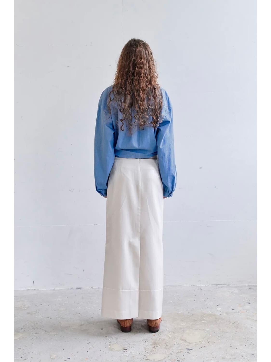 글리터 스트라이프 롱 스커트 S 상품이미지2