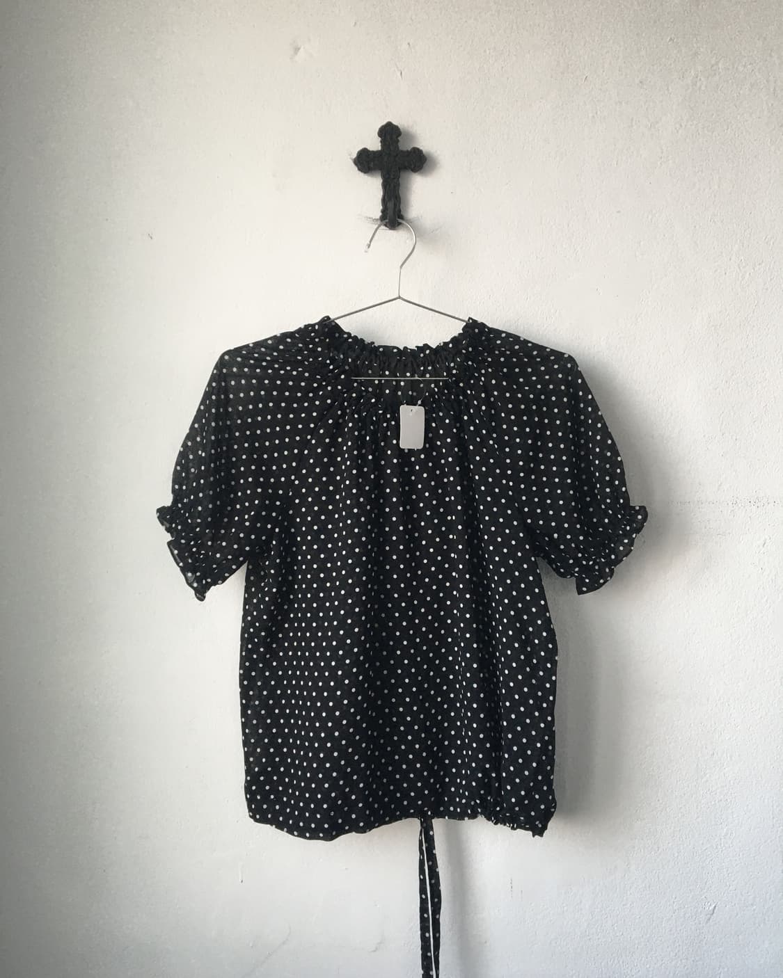 Dot pattern blouse 상품이미지1