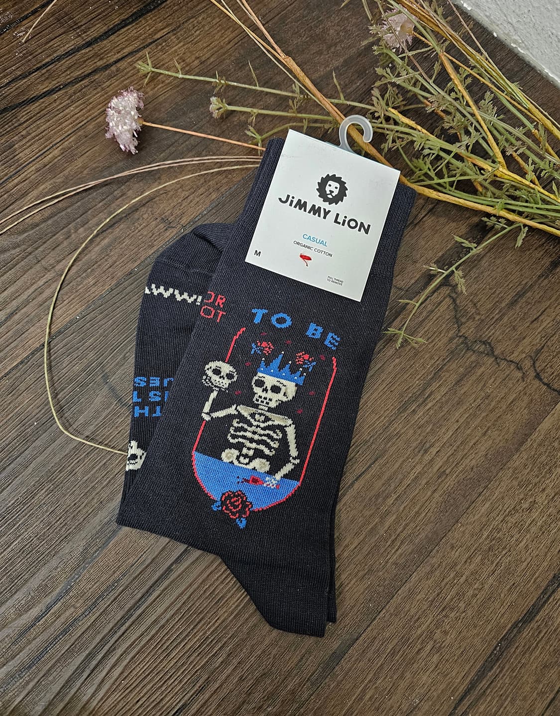 Jimmylion Hamlet 다크그레이 양말M 상품이미지1