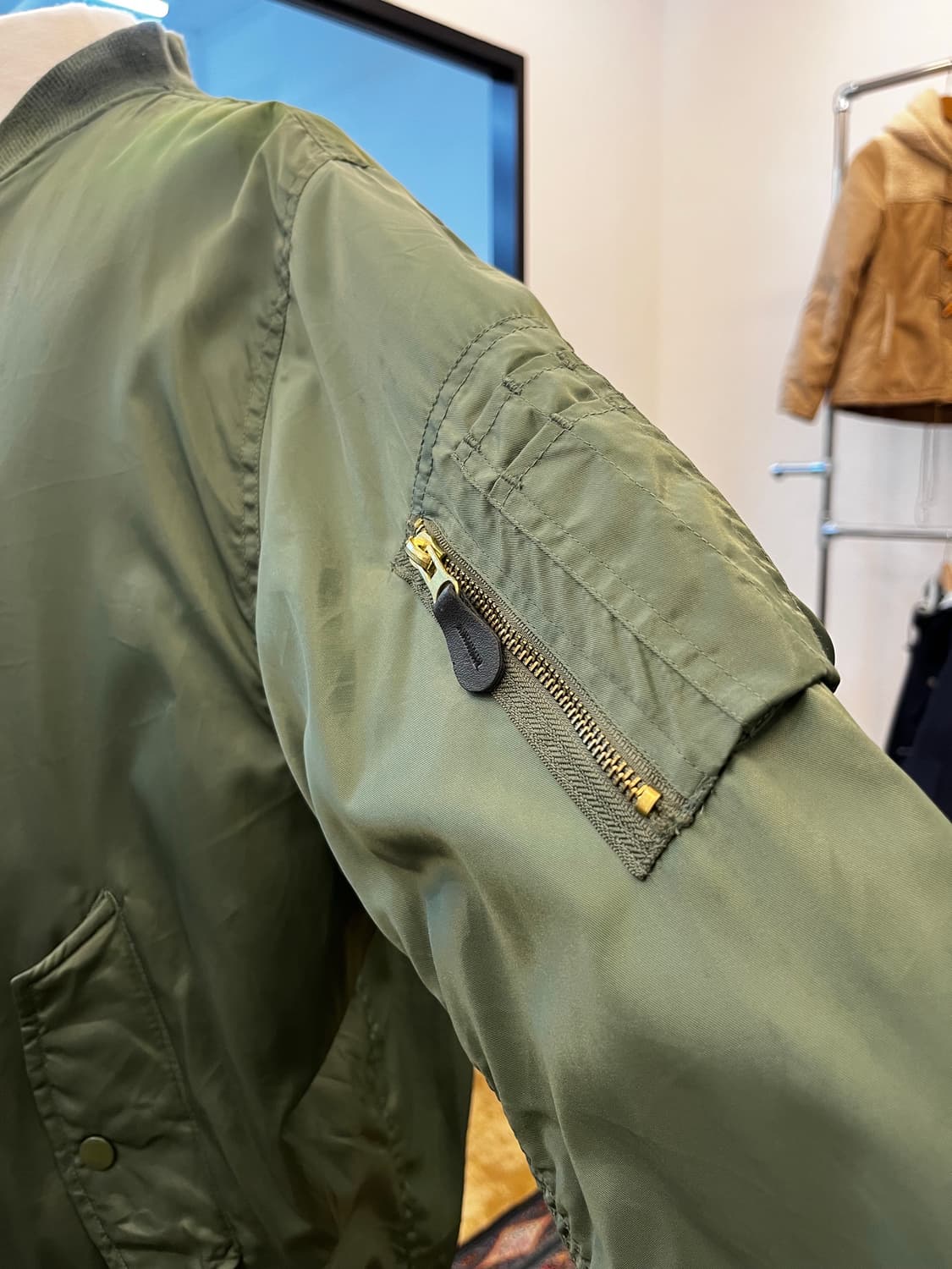 재패니즈 빈티지 MA-1 리버서블 봄버 자켓 상품이미지5