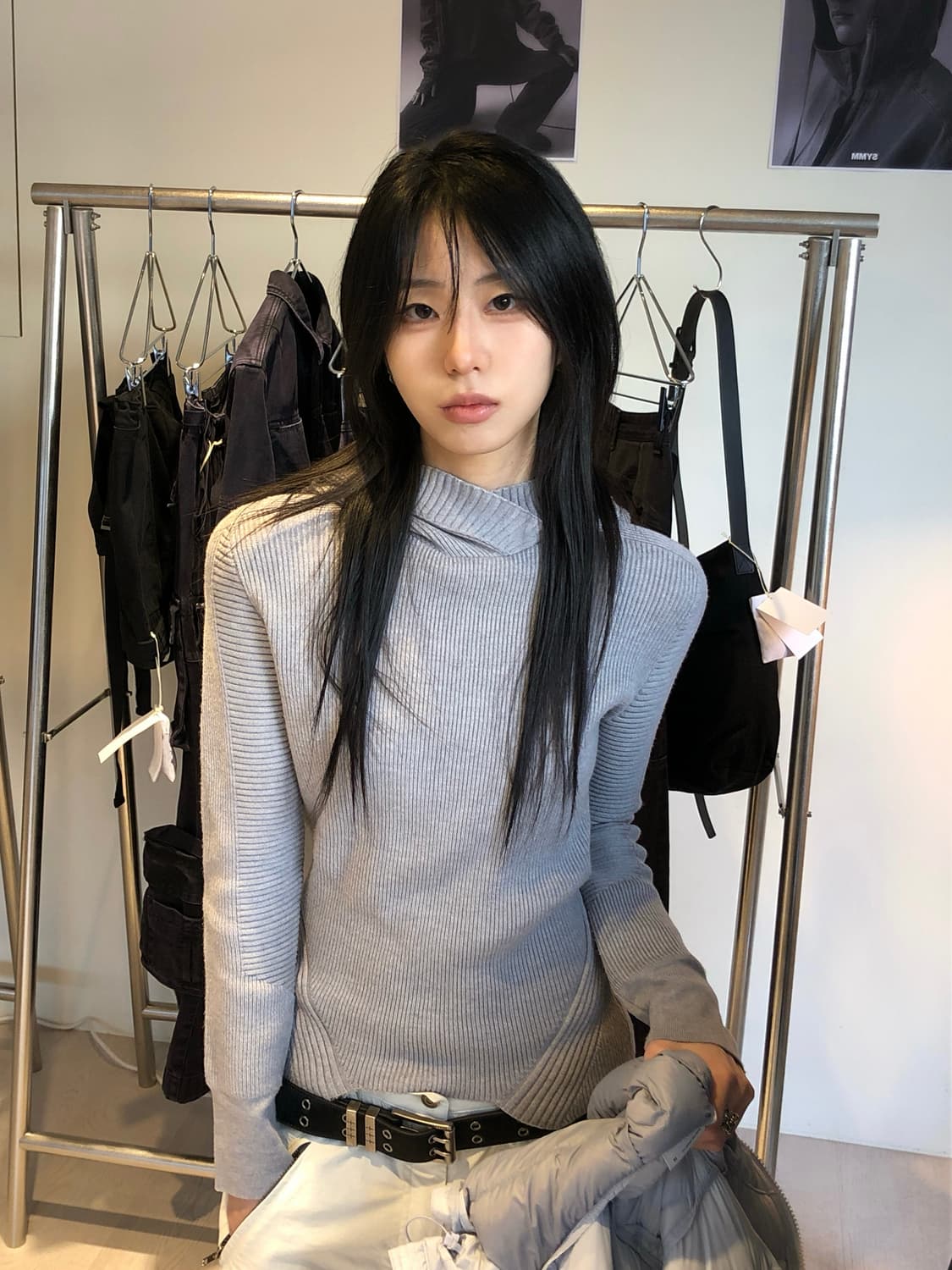 Bevan up 니트 후디 상품이미지2