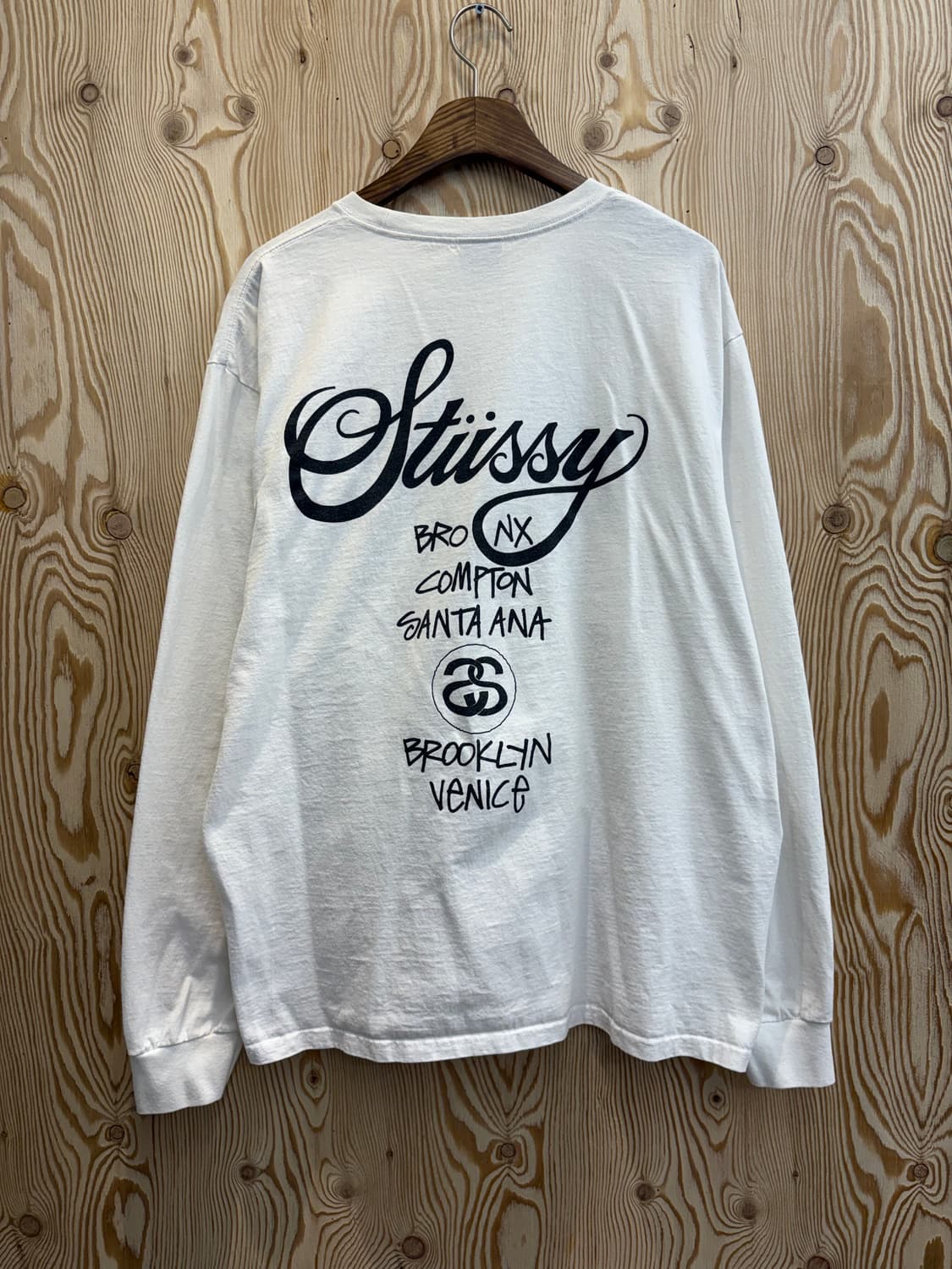 스투시 월드투어 롱슬리브 상품이미지2