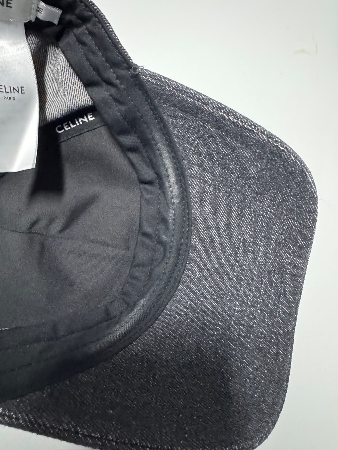 셀린느 리메이크 커스텀 트리옹프 로고 데님 볼캡 상품이미지3