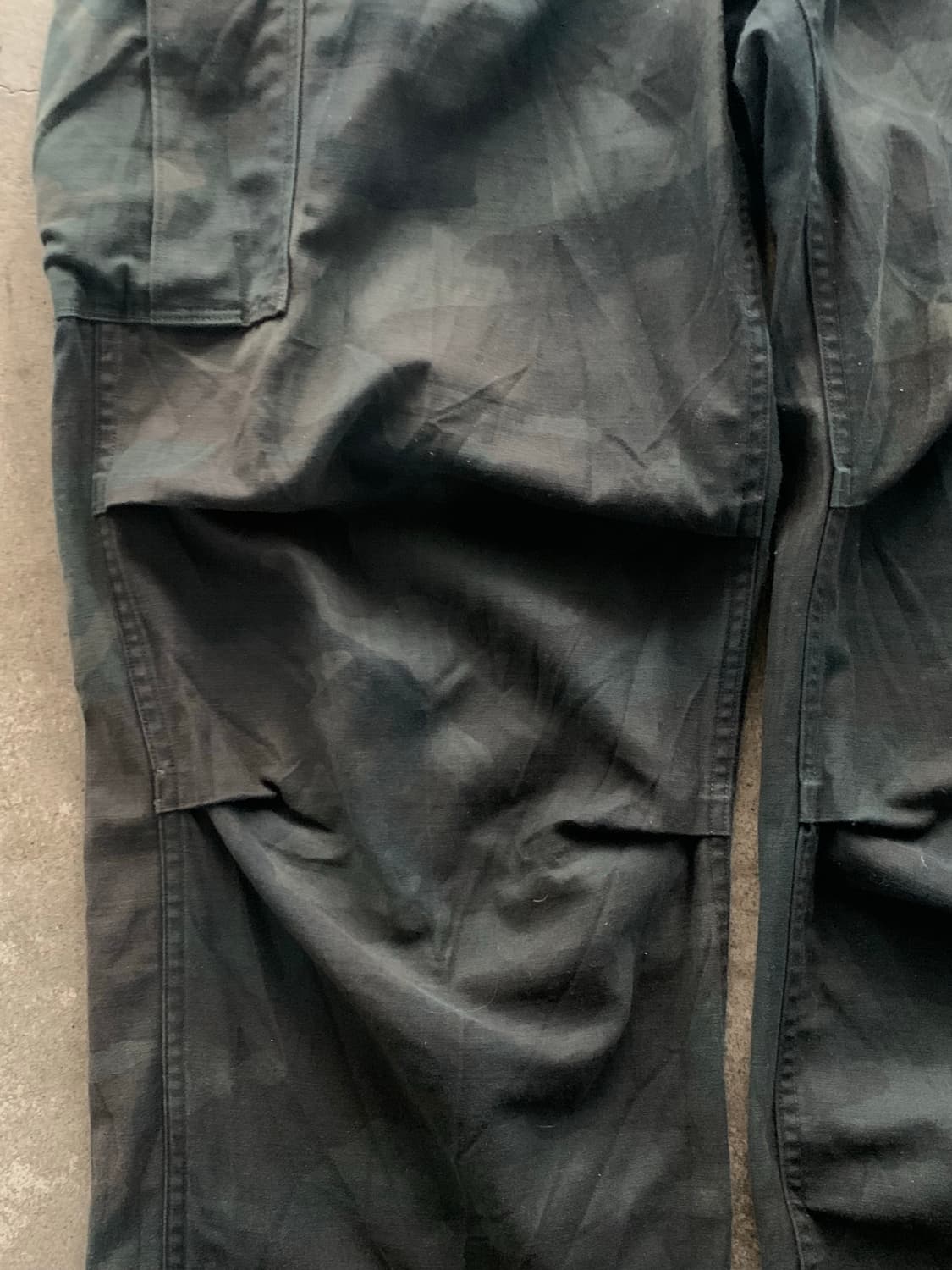 80s 미군 M-65 우드랜드 필드 트라우저 오버다잉 상품이미지8