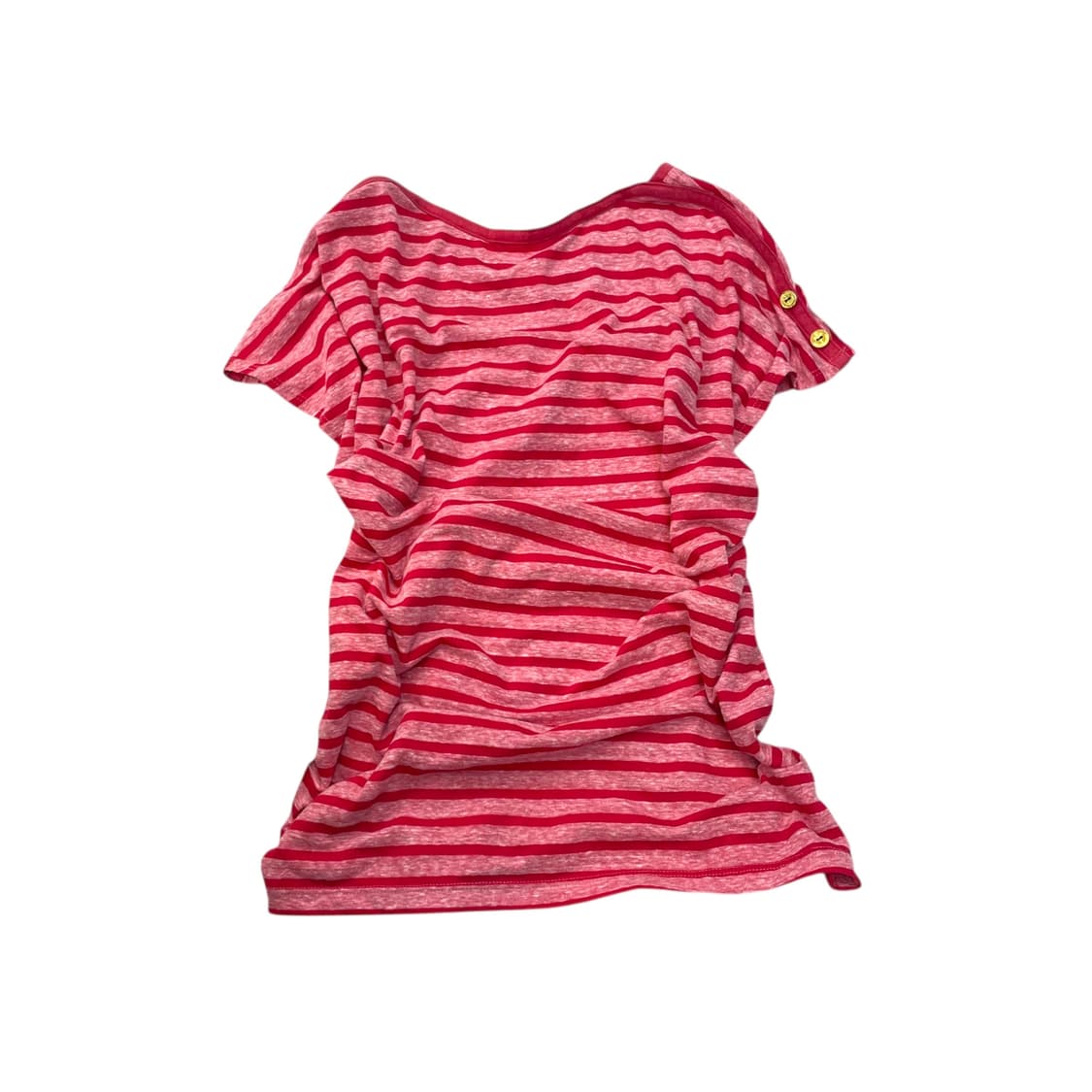 Adidas pink stripe button detail t shirt 상품이미지2