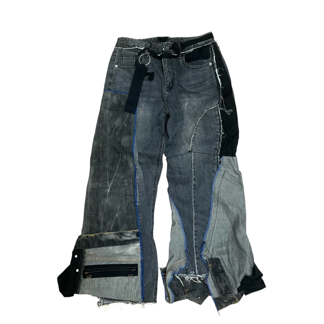 패치워크 데님 팬츠 상품이미지1