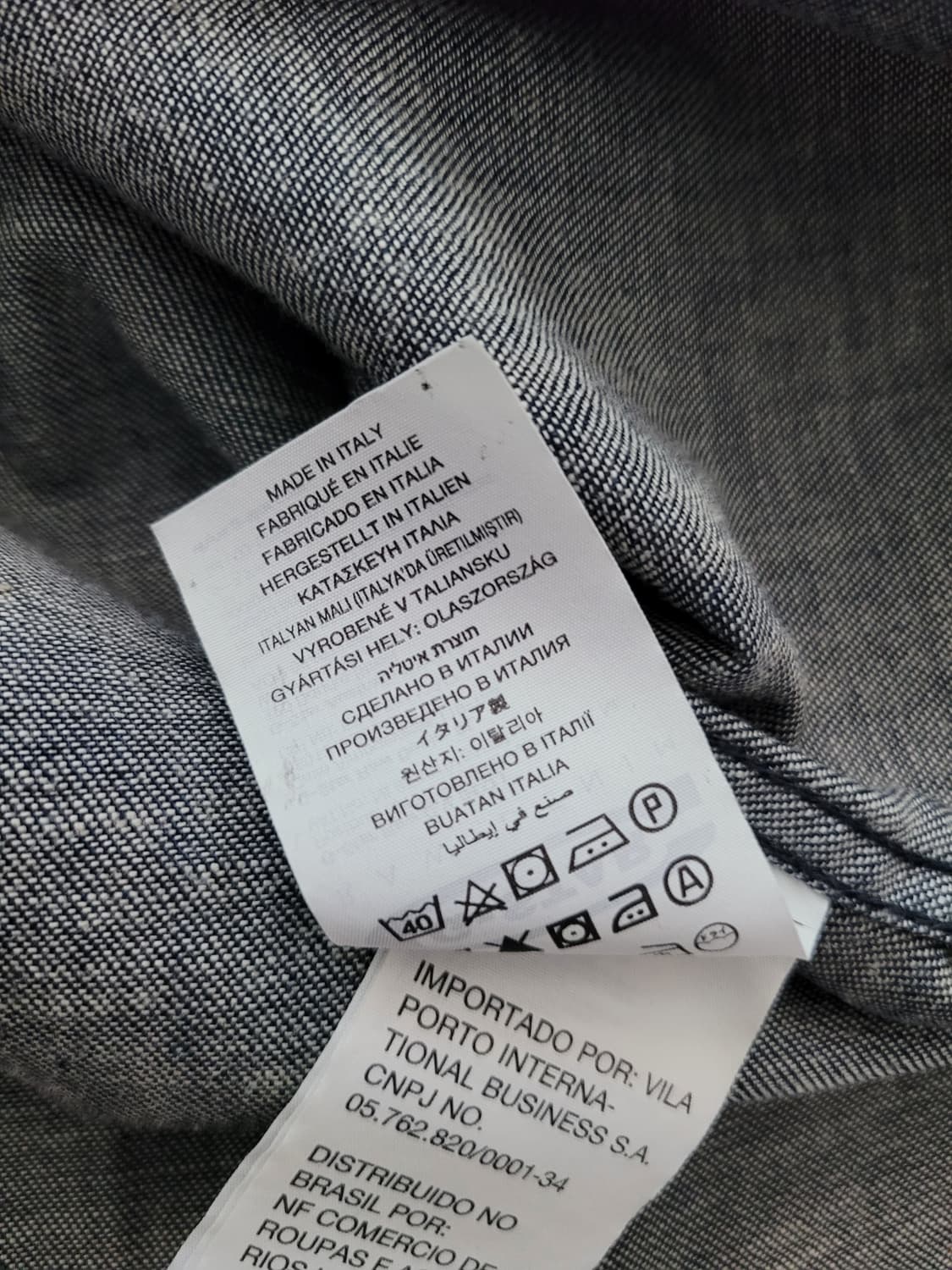 지스타로우 G star raw essential 에센셜 블랙코팅 데님셔츠 상품이미지9