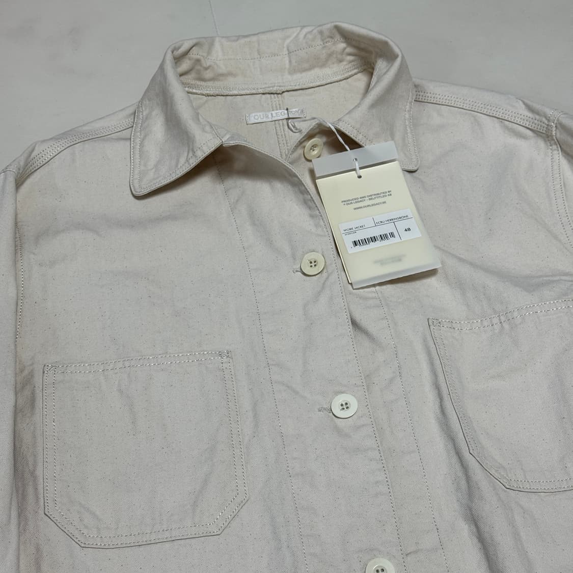 아워레가시 Our Legacy 헤링본 워크 자켓 48 상품이미지4