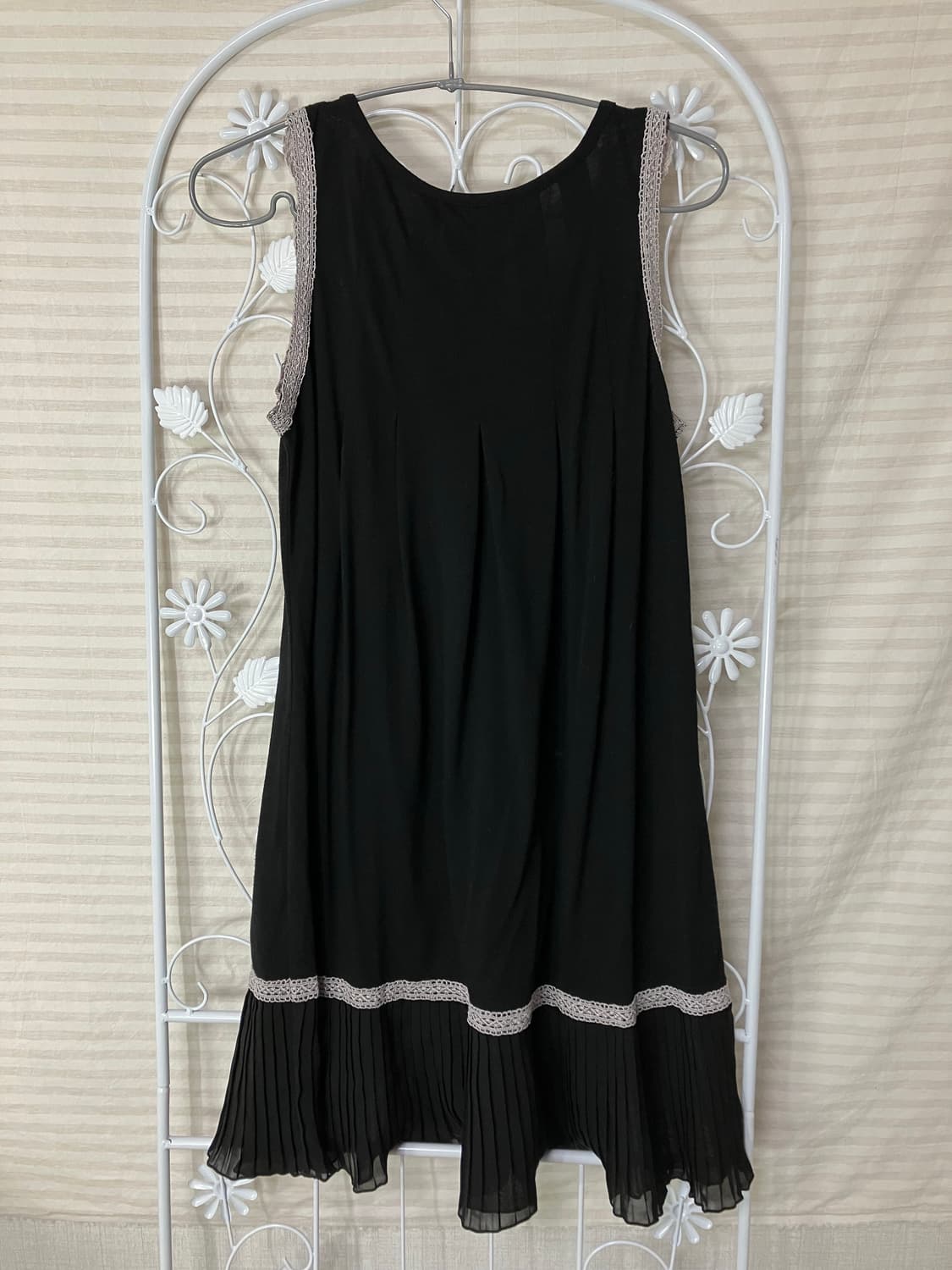 빈티지 블랙 오리엔탈 레이스 원피스 y2k 스트릿 갸루 펑키 일본빈티지 상품이미지2