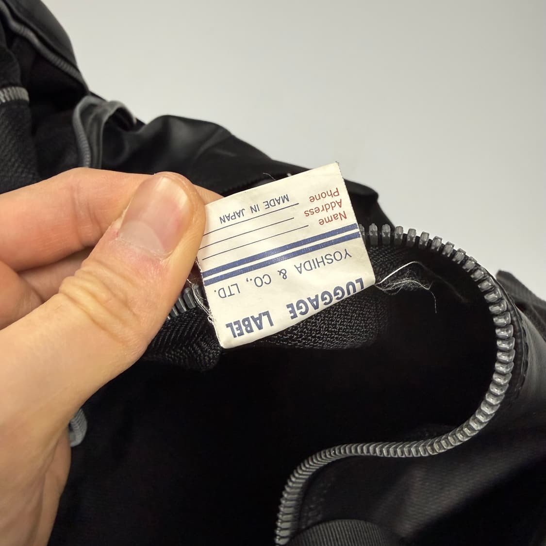 요시다포터 러기지라벨 뉴라이너 보스턴백 블랙 상품이미지8