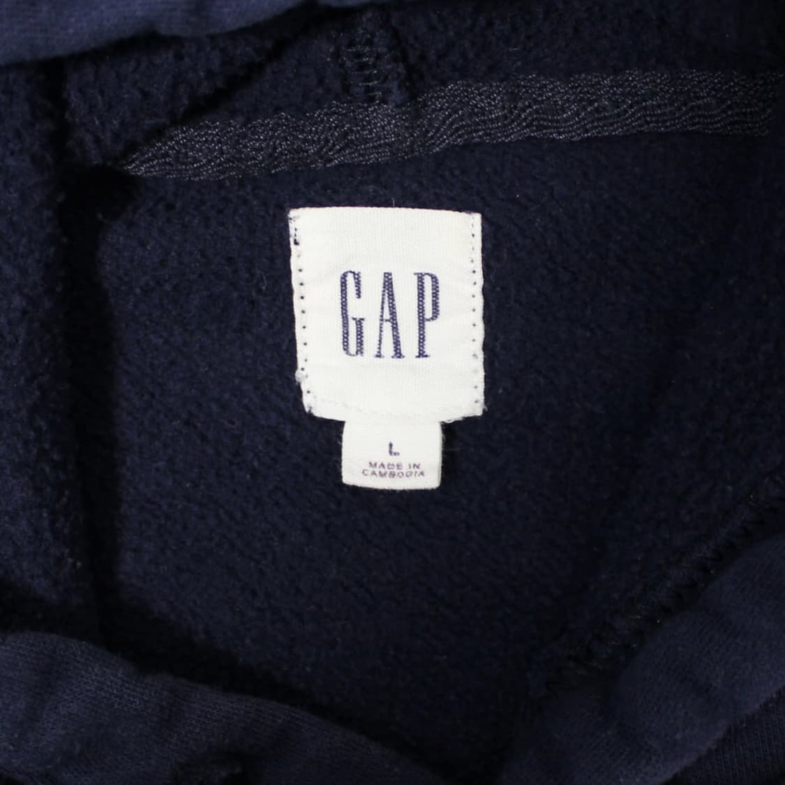 GAP 갭 기모 블랙 후드티 상품이미지3