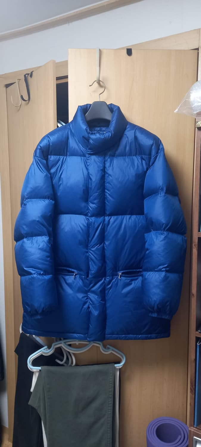 에잇세컨즈 하프넥 패딩 블루 XL 상품이미지1