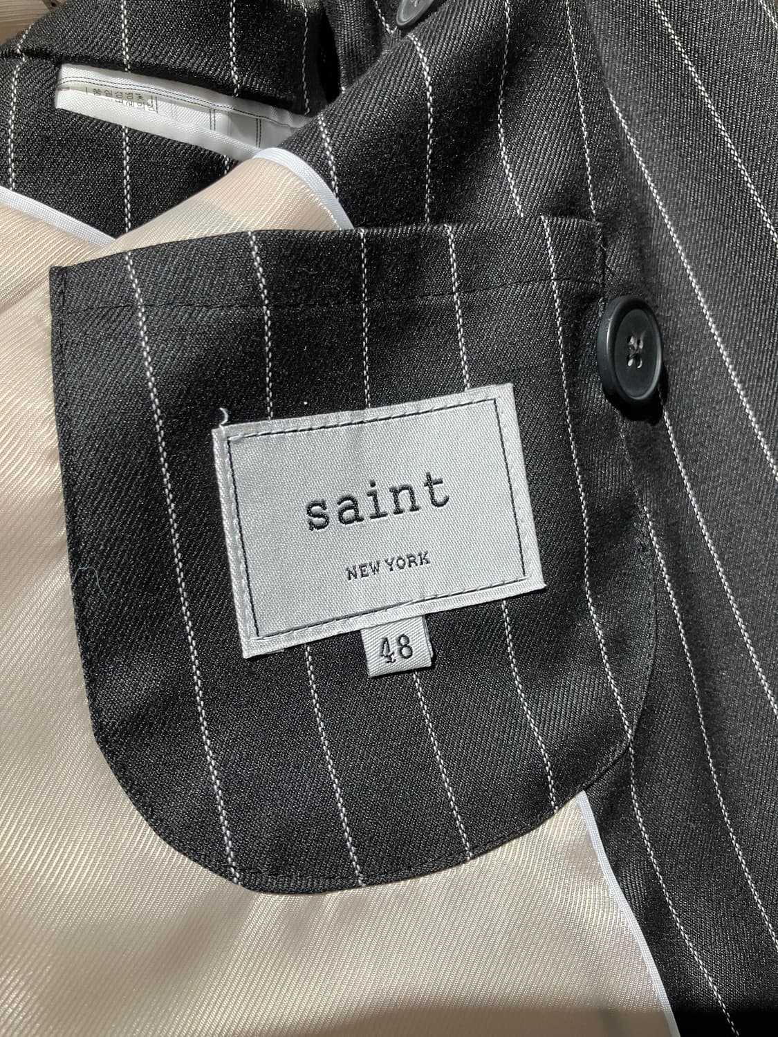 Saint New York 핀스트라이프 블레이저 상품이미지4