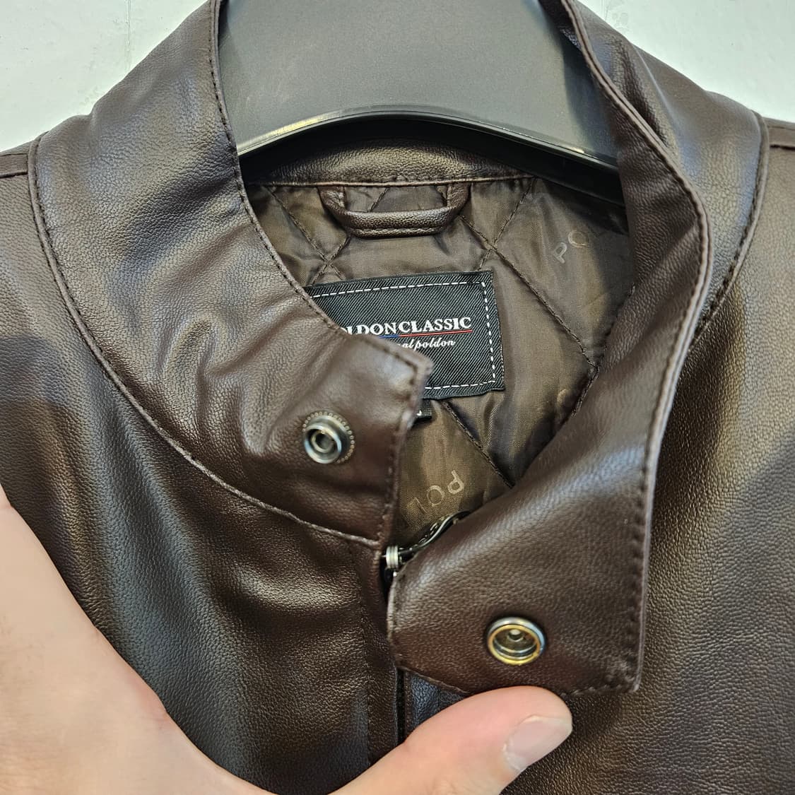 105(XL)/실측100(L) 빈티지 가죽 레자자켓 상품이미지2