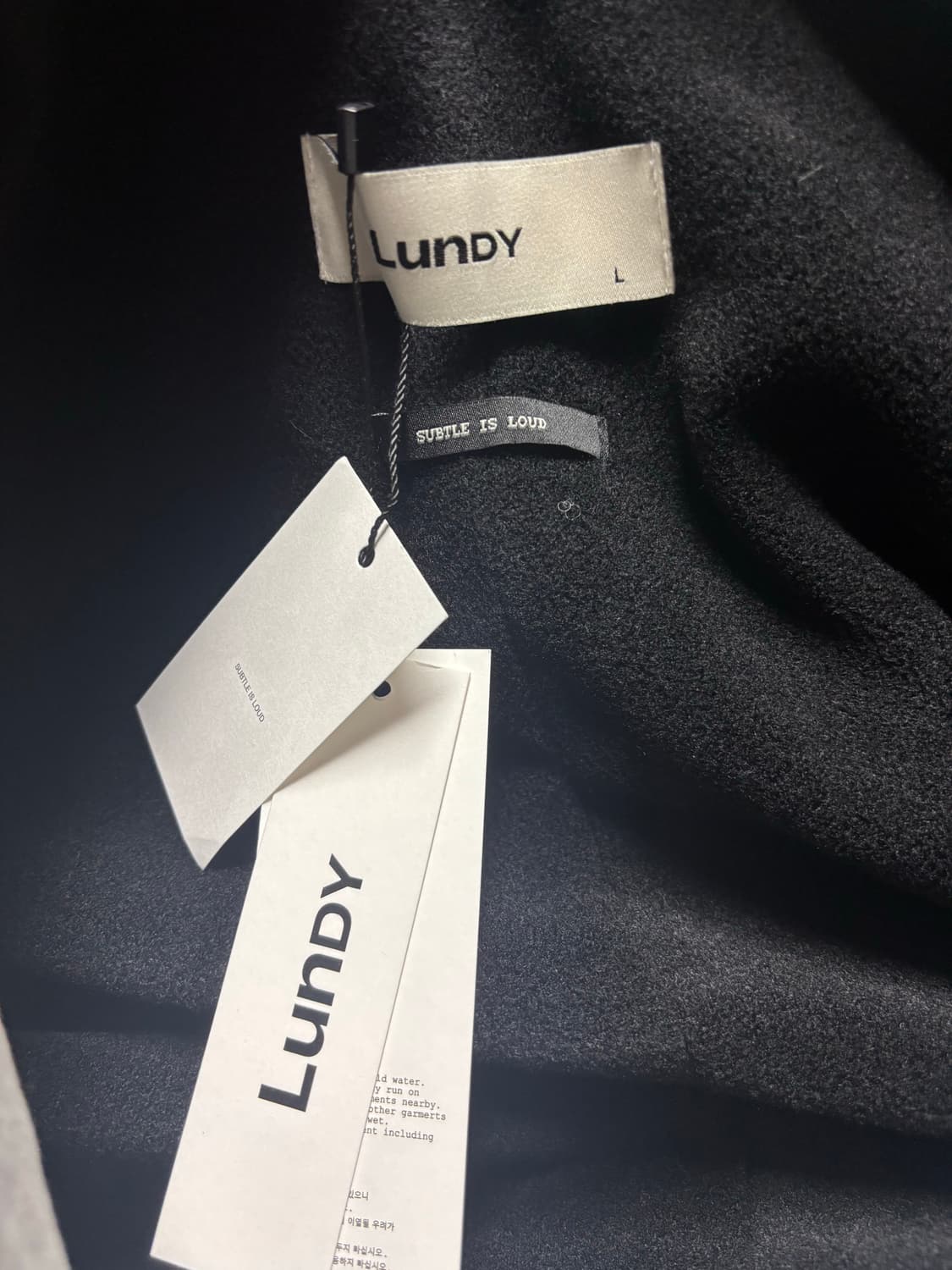 Lundy 런디 헤리티지 크림 점퍼 새상품 상품이미지9