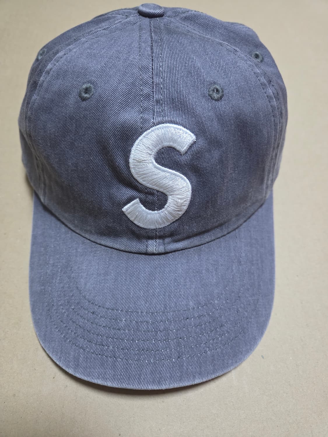 슈프림 피그먼트 S 로고 6-패널 캡 상품이미지1