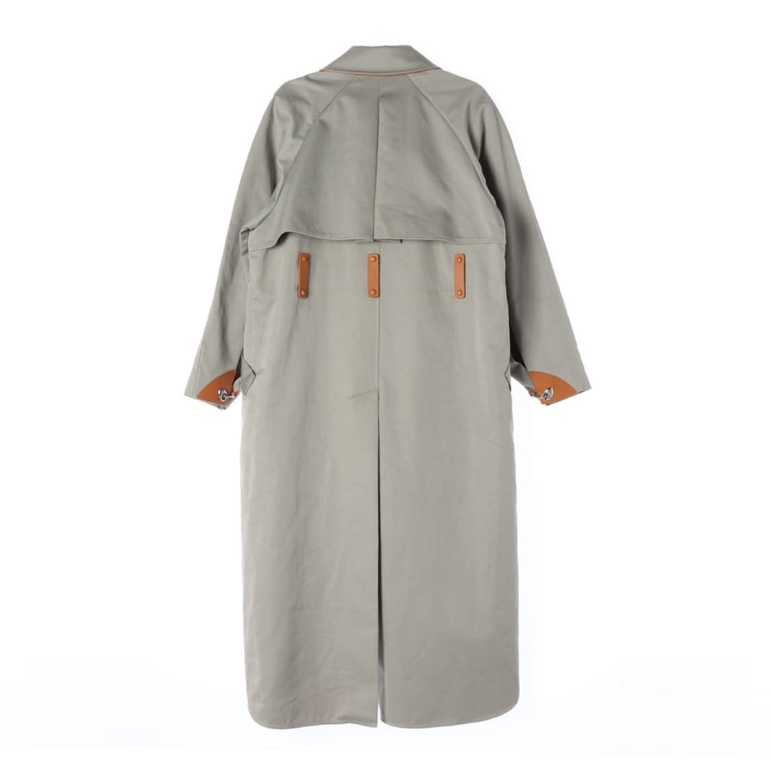 스포트막스 유니크 카라 디테일 코튼 트렌치코트 상품이미지2