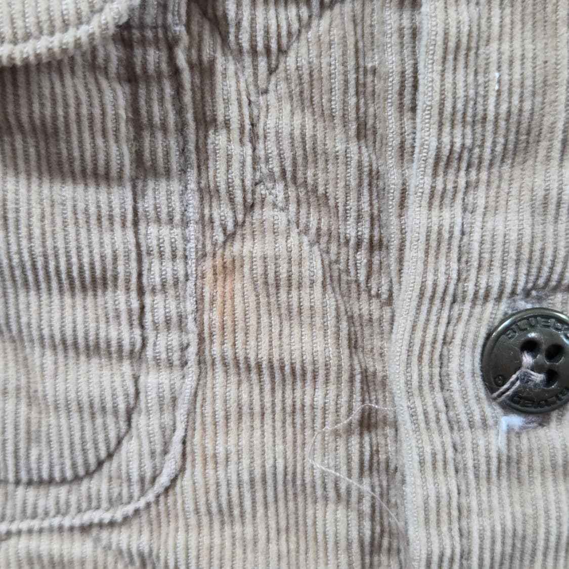 블루독 키즈 코듀로이 퀼팅 자켓 55/110 상품이미지6